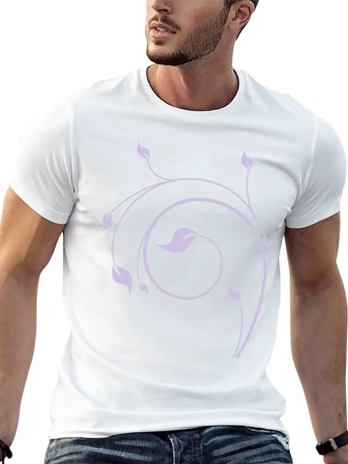 Spring Floral Basic Graphic T-Shirt – Daily Comfort In Soft Cotton