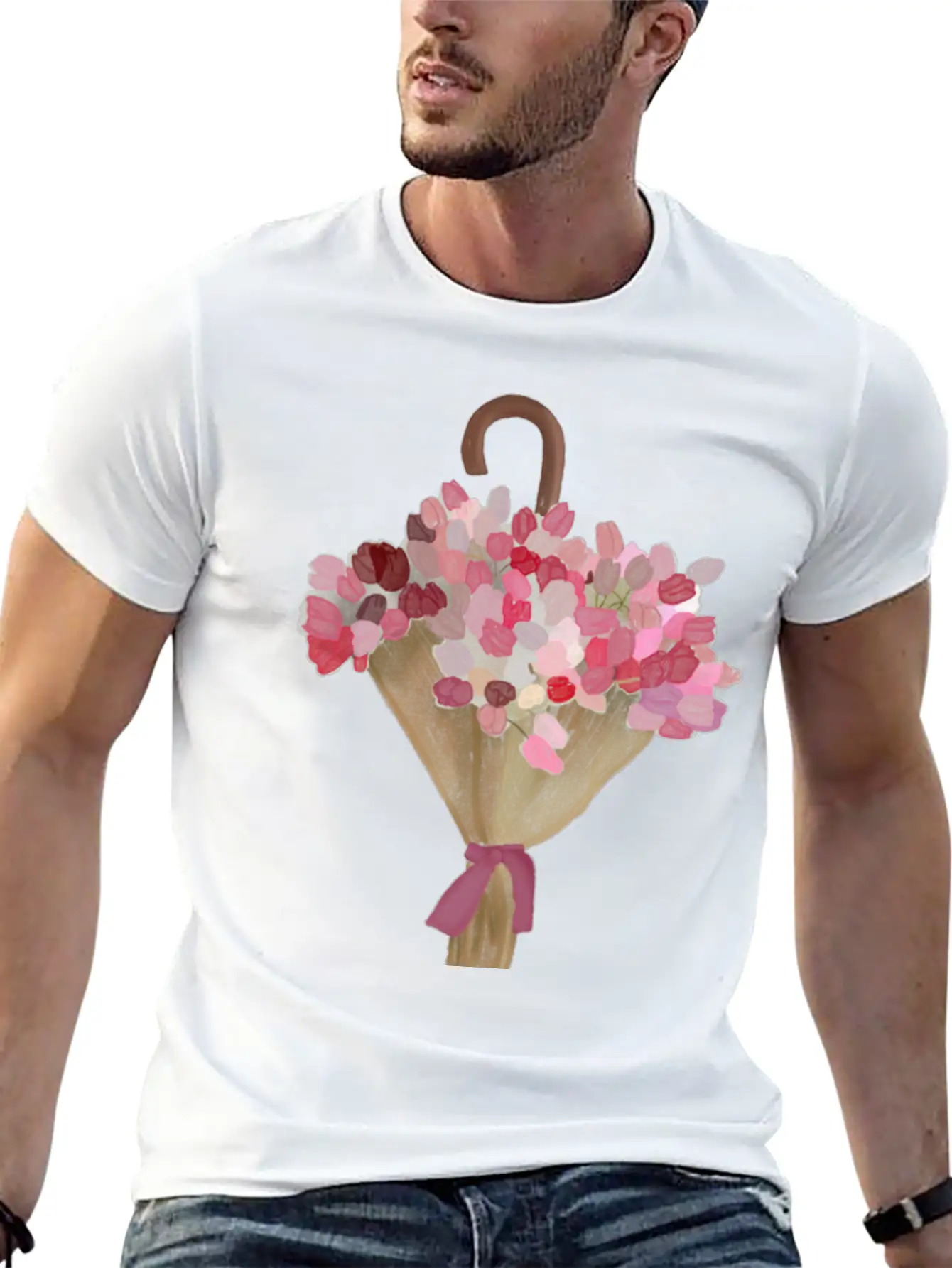 Spring In Bloom Modern Fit Casual T-Shirt – Clean And Versatile Design