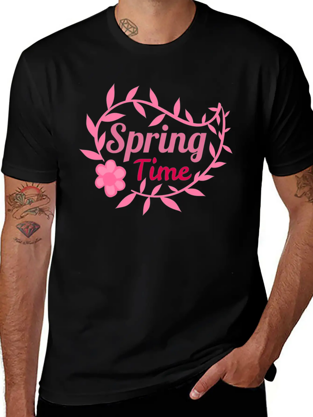 Spring Spring Gift Idea Saying March April Timeless Short Sleeve Tee – Comfy And Minimalist Design