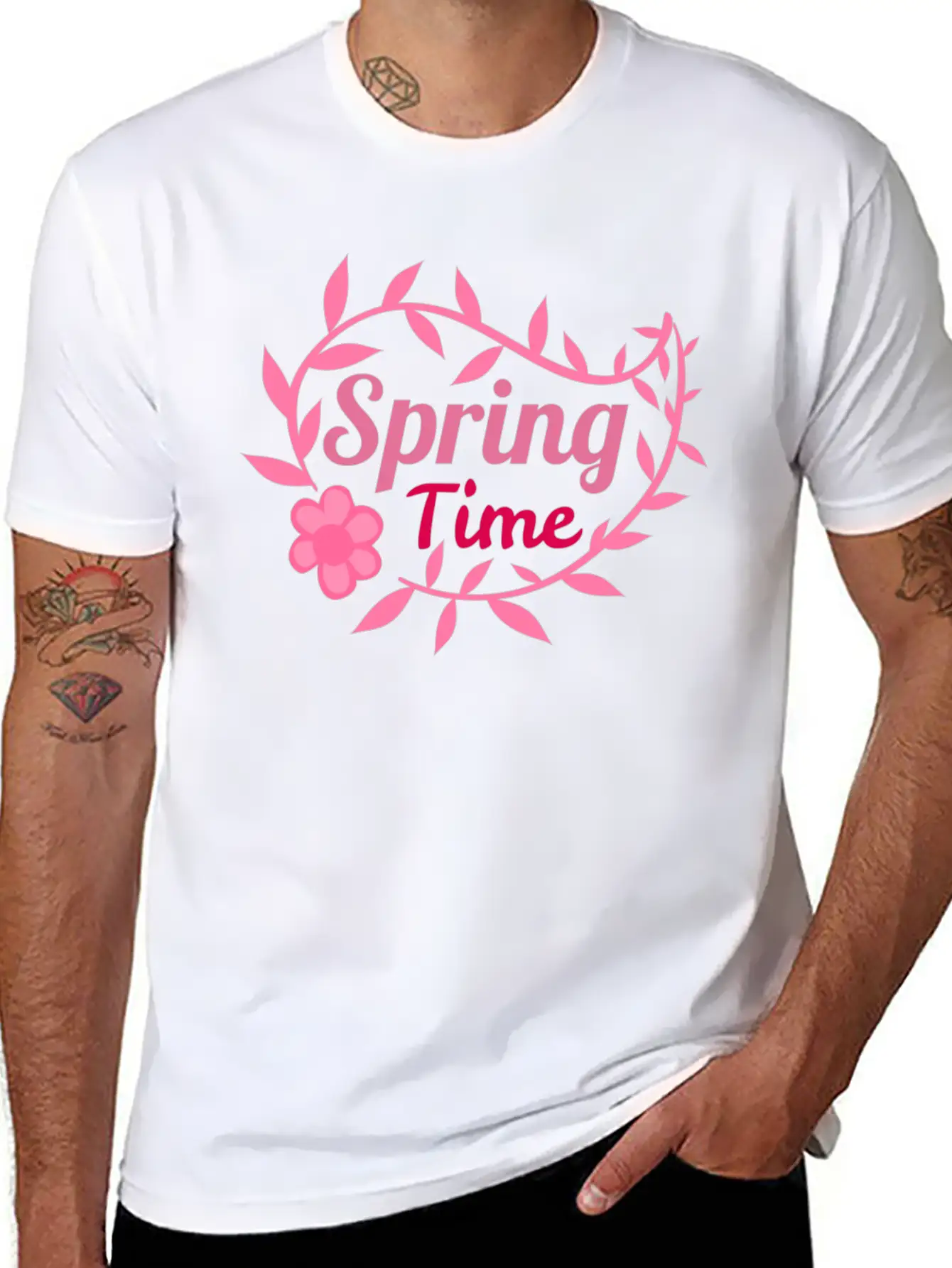 Spring Spring Gift Idea Saying March April Timeless Short Sleeve Tee – Comfy And Minimalist Design