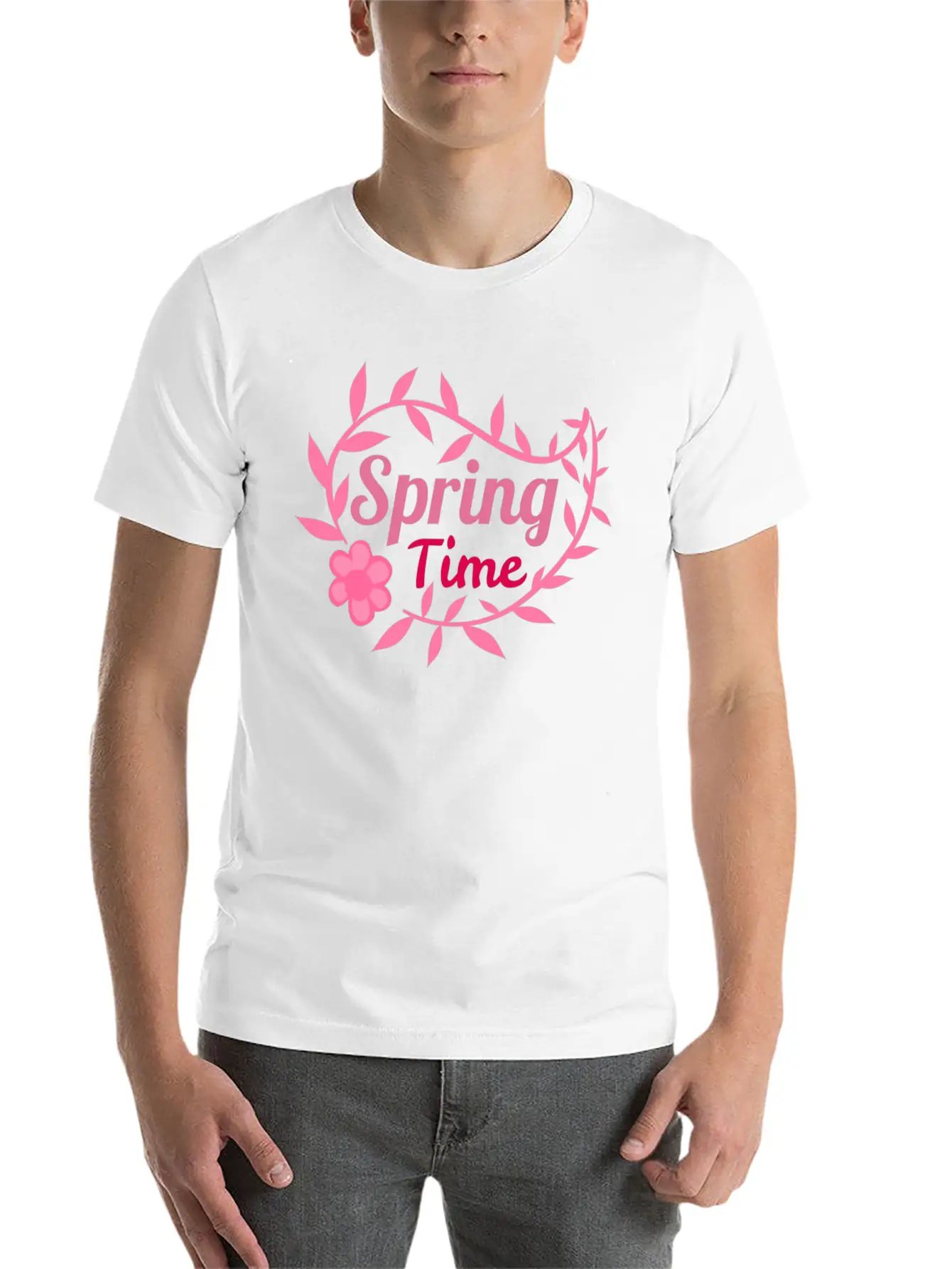 Spring Spring Gift Idea Saying March April Timeless Short Sleeve Tee – Comfy And Minimalist Design