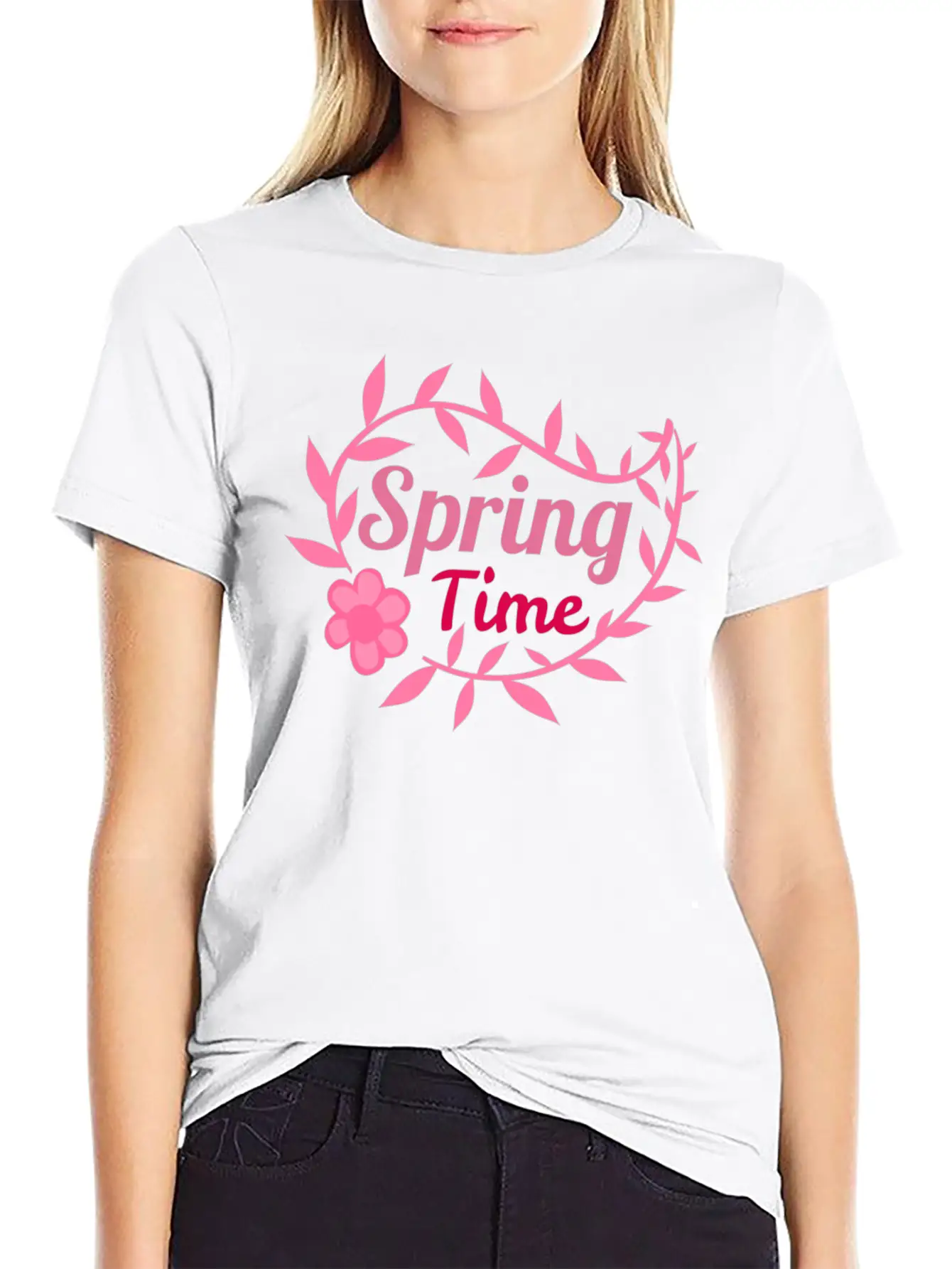 Spring Spring Gift Idea Saying March April Timeless Short Sleeve Tee – Comfy And Minimalist Design
