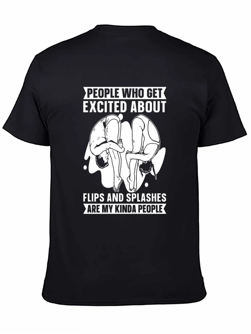 Springboard Diving Funny Essential Unisex Summer Tee – Soft Cotton Casual Fit