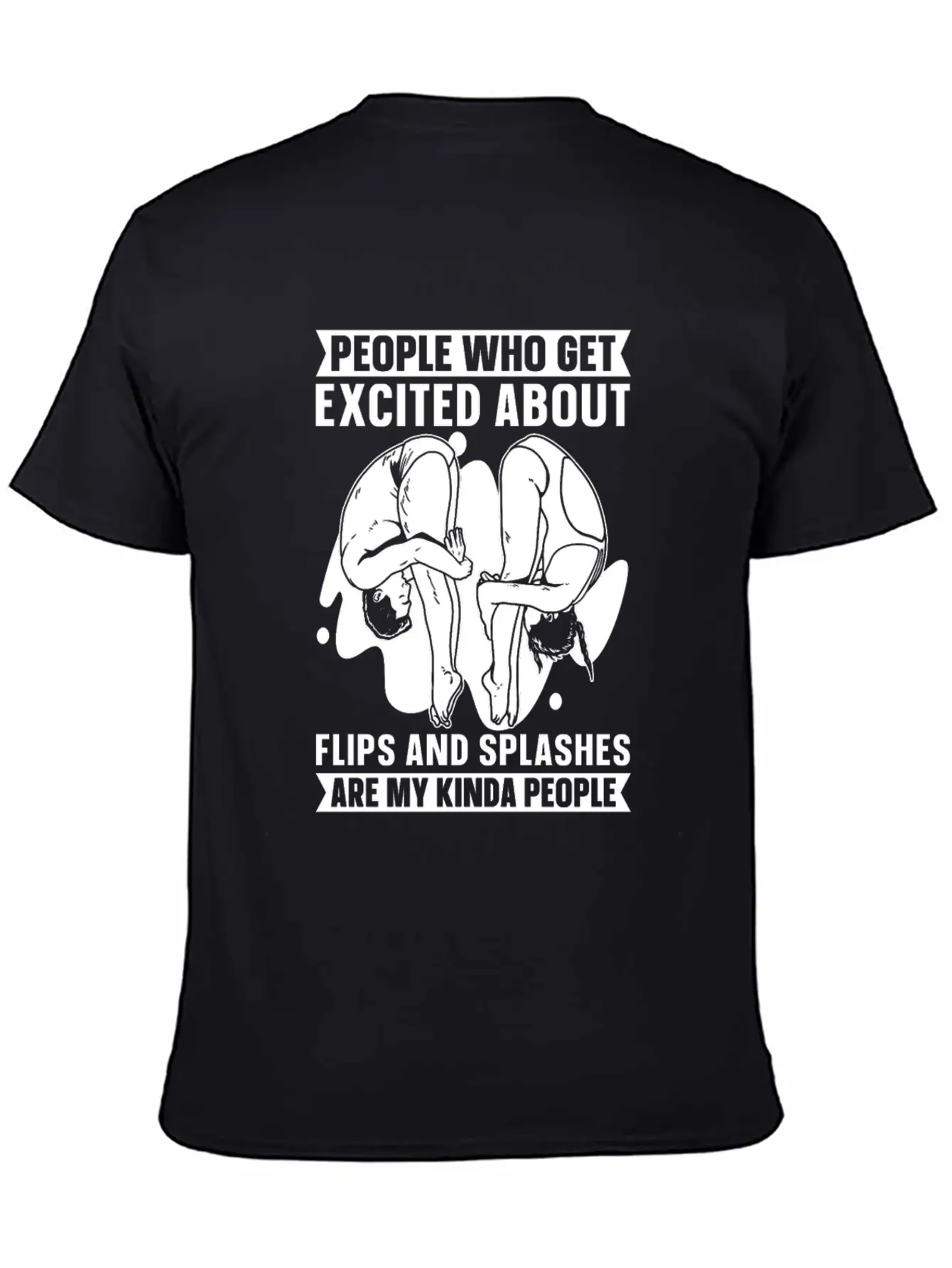 Springboard Diving Funny Essential Unisex Summer Tee – Soft Cotton Casual Fit