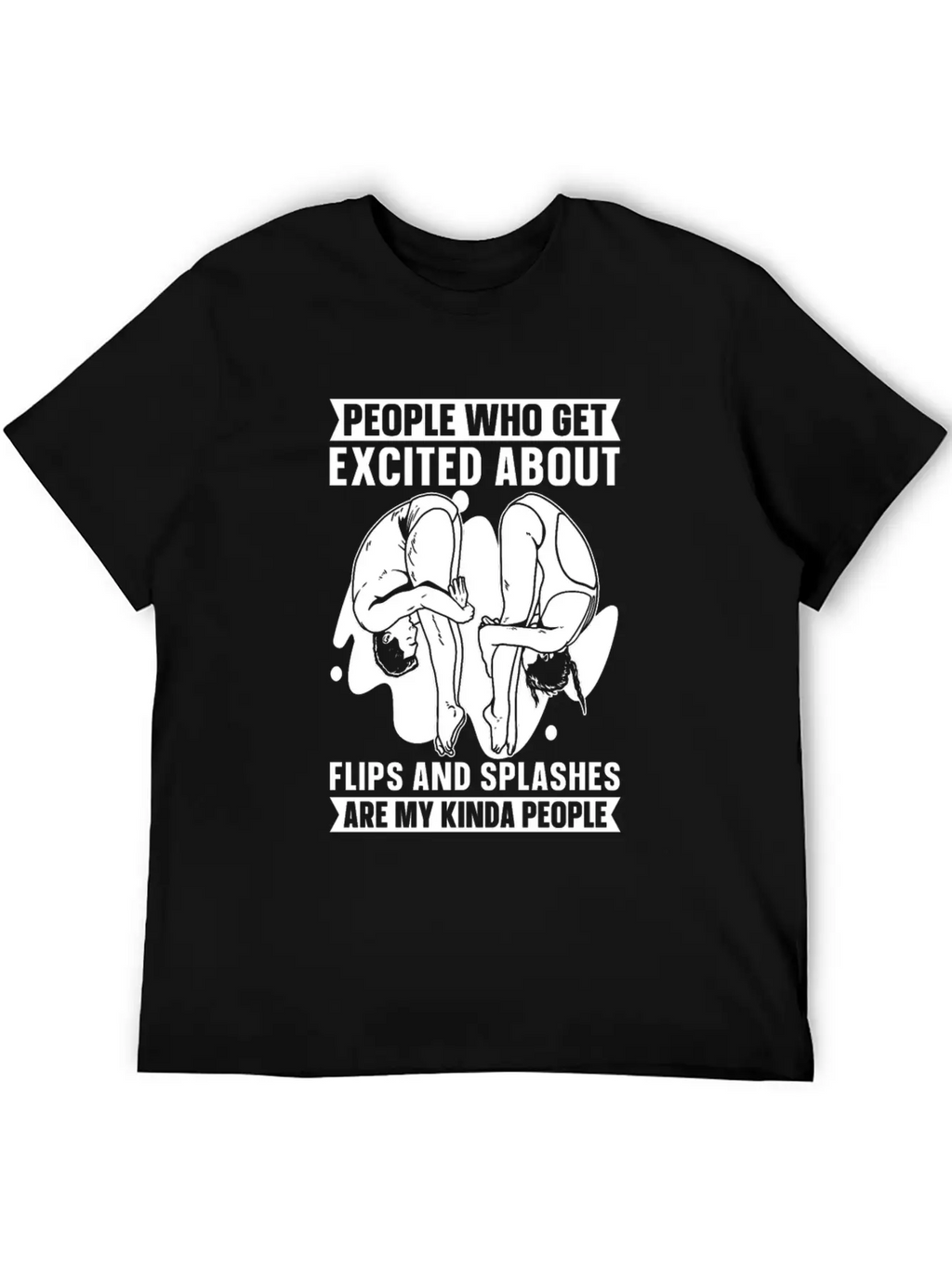Springboard Diving Funny Essential Unisex Summer Tee – Soft Cotton Casual Fit