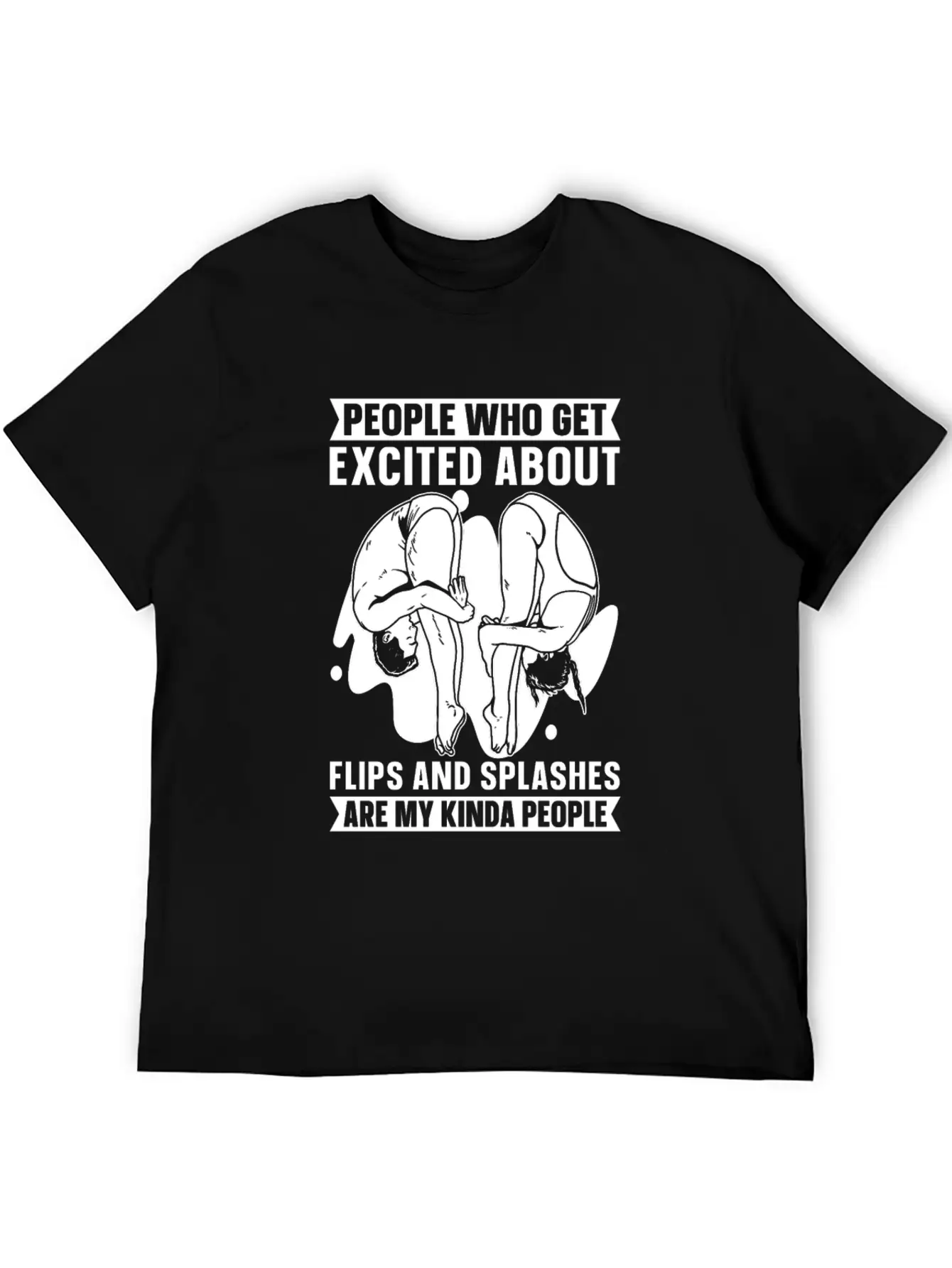 Springboard Diving Funny Essential Unisex Summer Tee – Soft Cotton Casual Fit