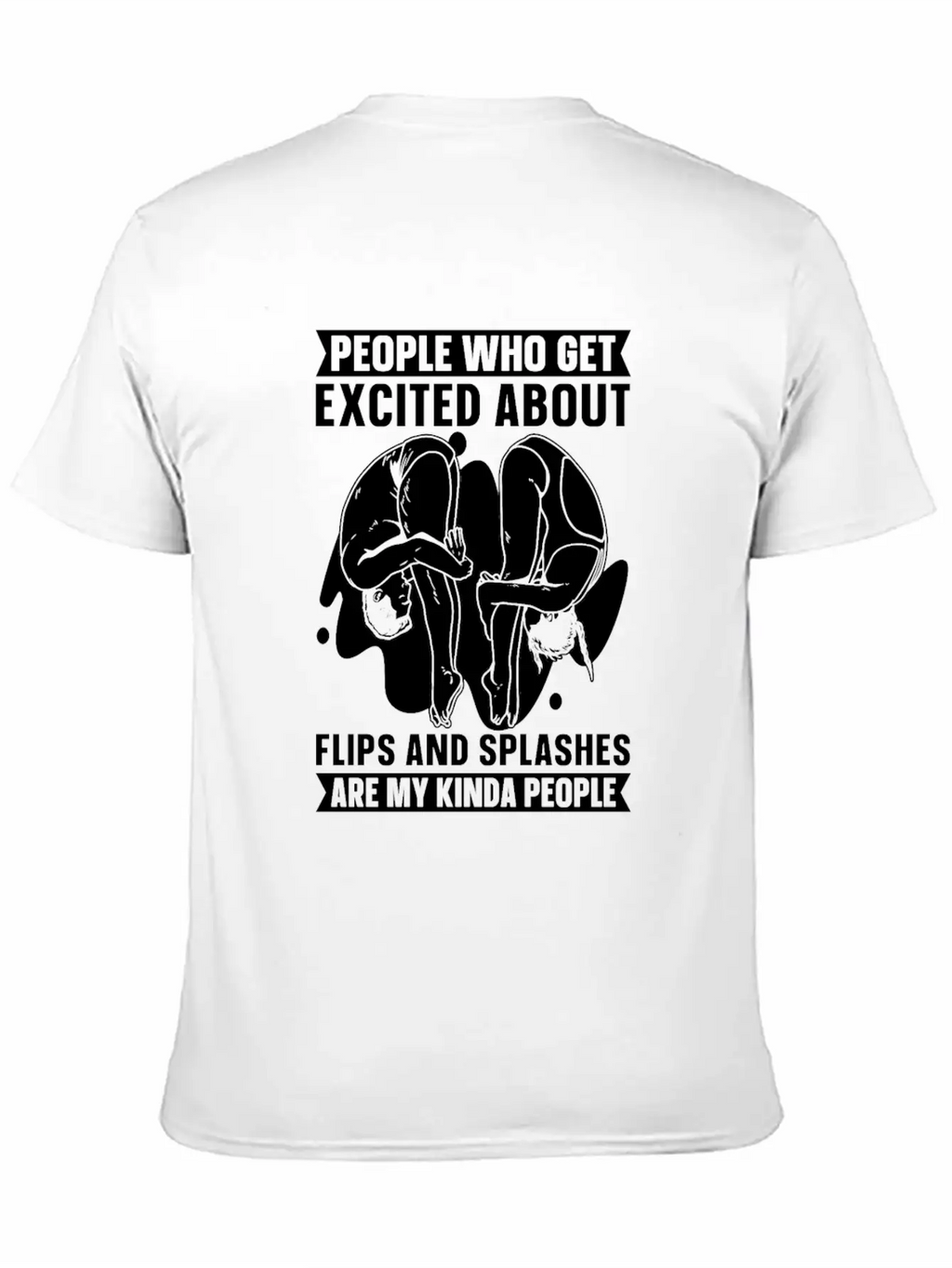 Springboard Diving Funny Essential Unisex Summer Tee – Soft Cotton Casual Fit
