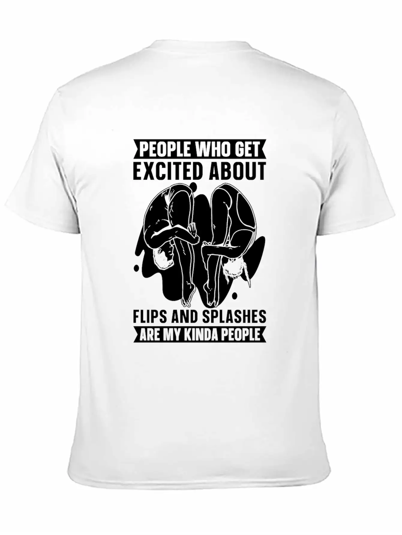 Springboard Diving Funny Essential Unisex Summer Tee – Soft Cotton Casual Fit