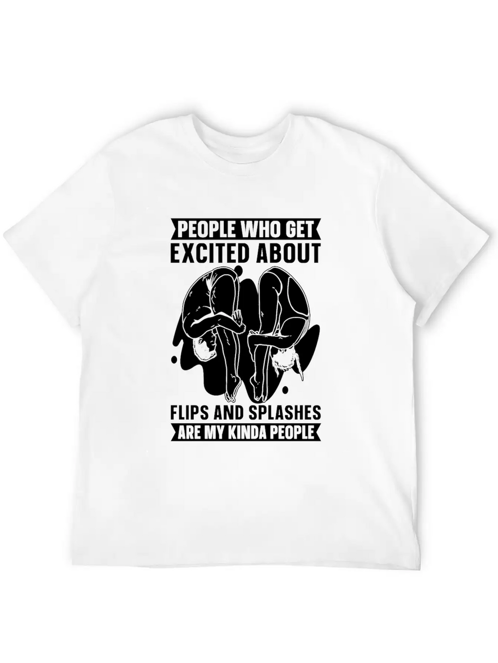 Springboard Diving Funny Essential Unisex Summer Tee – Soft Cotton Casual Fit