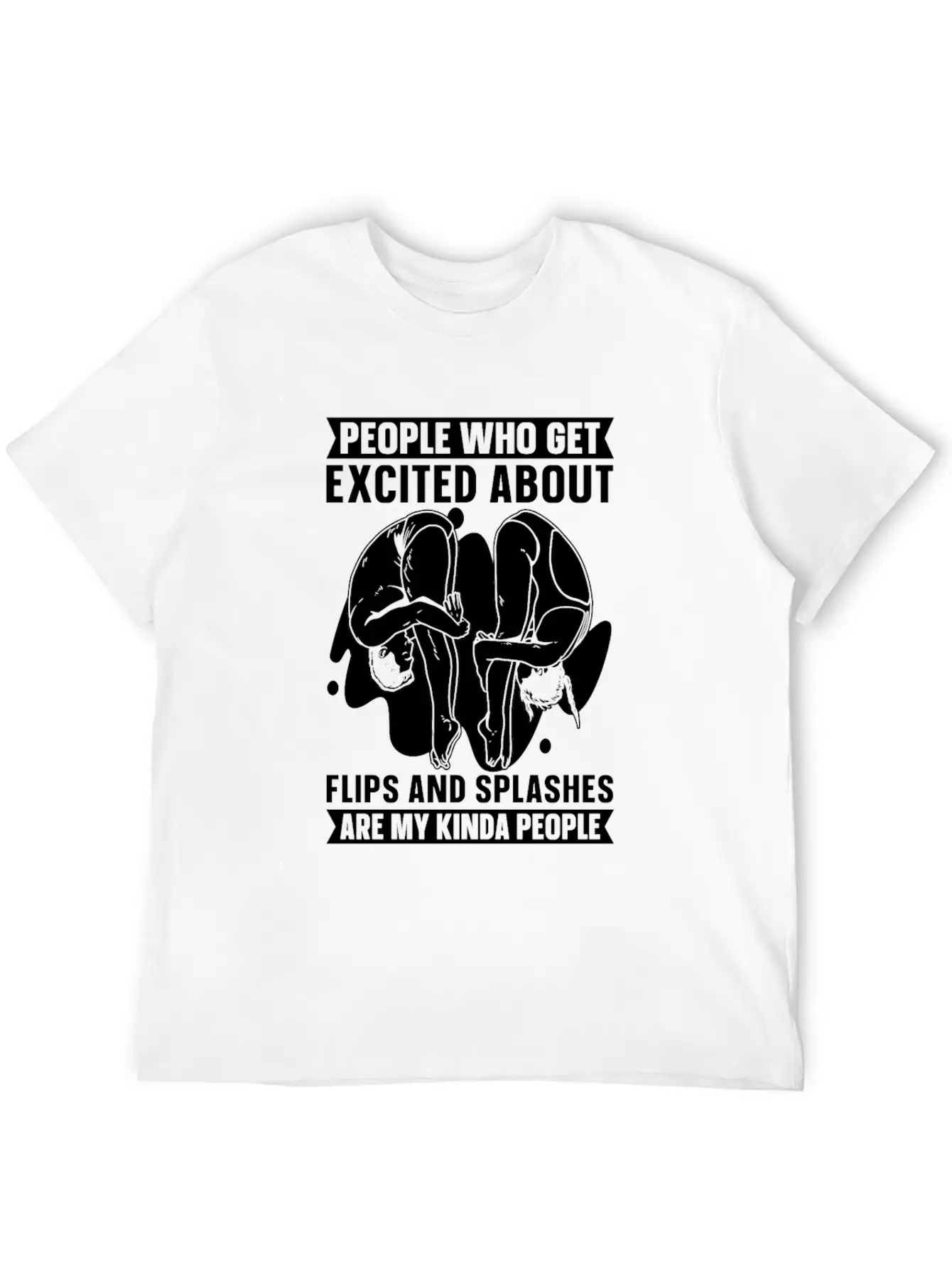 Springboard Diving Funny Essential Unisex Summer Tee – Soft Cotton Casual Fit