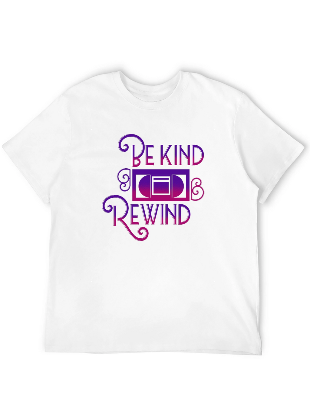 Be Kind Rewind Graphic Tee - Black