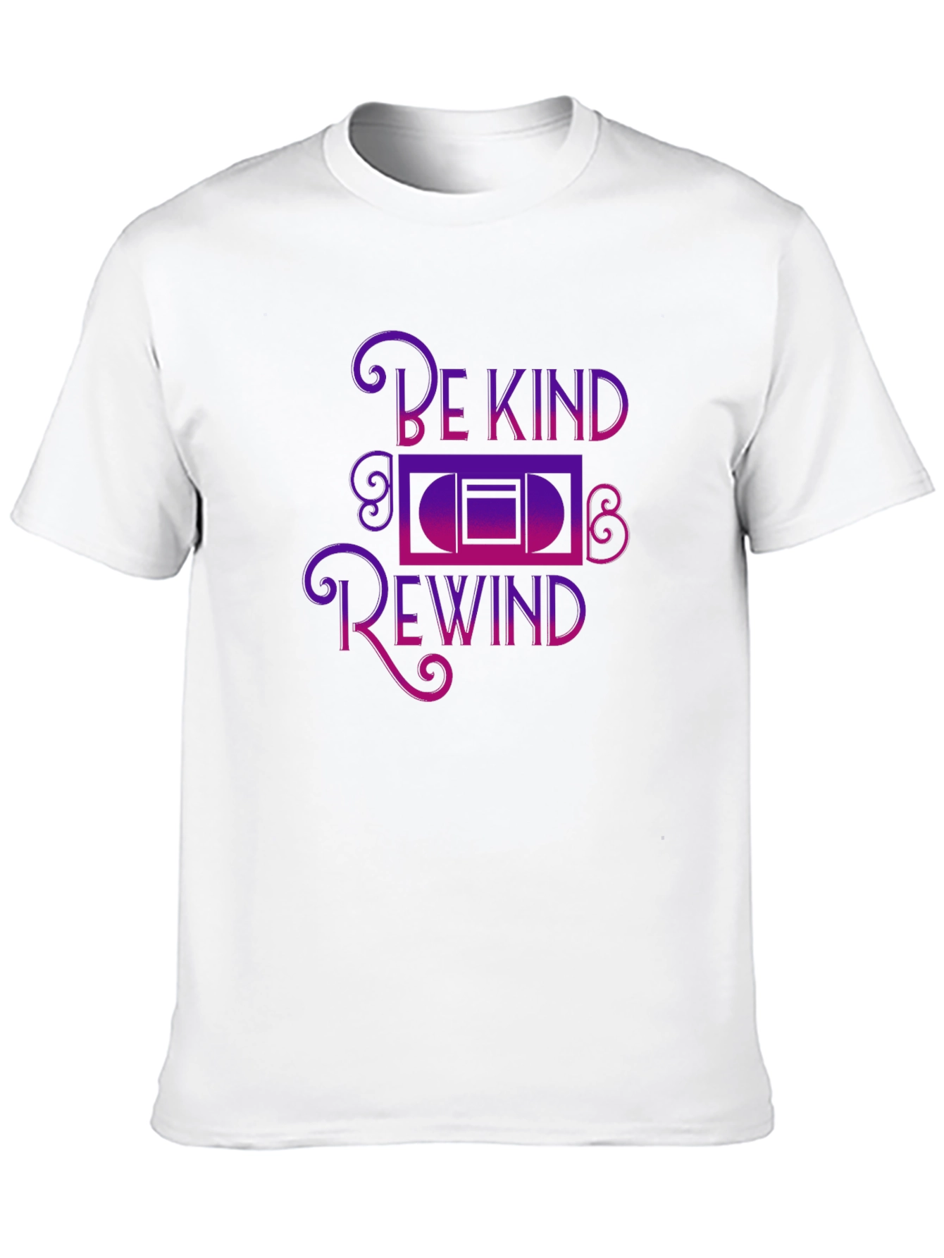 Be Kind Rewind Graphic Tee - Black