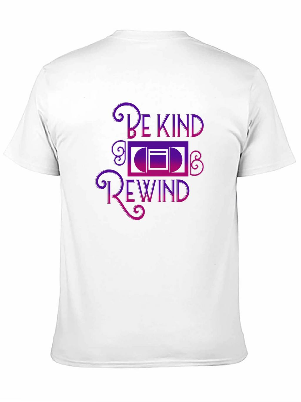 Be Kind Rewind Graphic Tee - Black