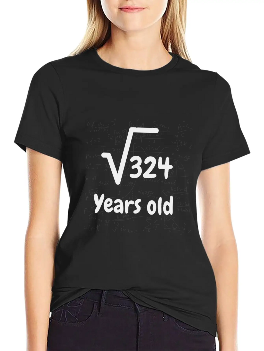 Square Root 324 18 Year Old Birthday T Shirt Stylish Everyday T-Shirt – Unisex Basic Cotton Tee