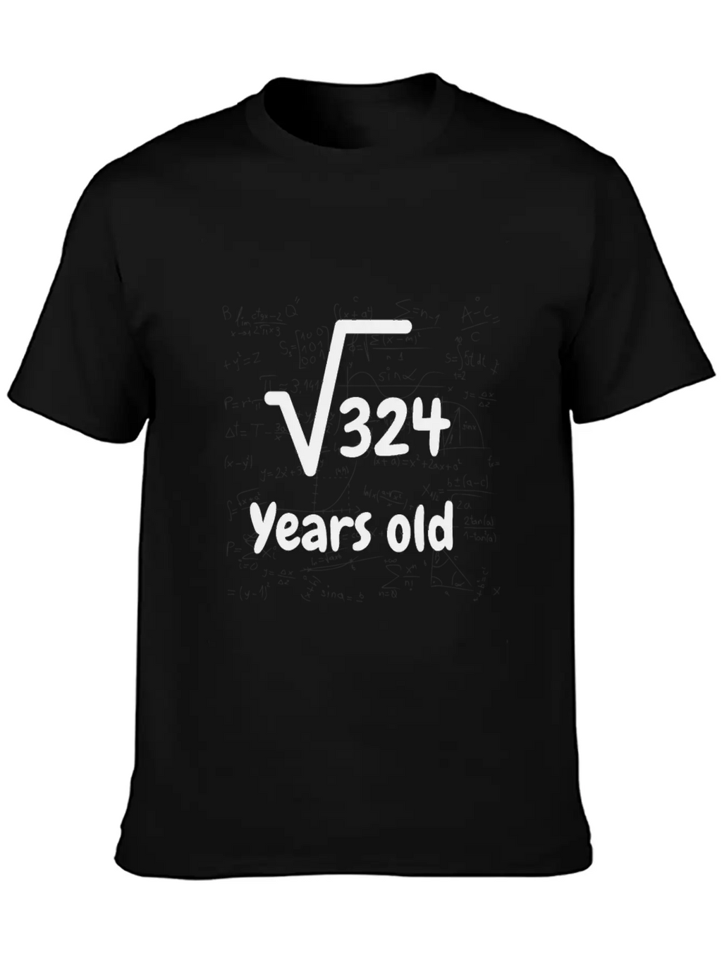 Square Root 324 18 Year Old Birthday T Shirt Stylish Everyday T-Shirt – Unisex Basic Cotton Tee
