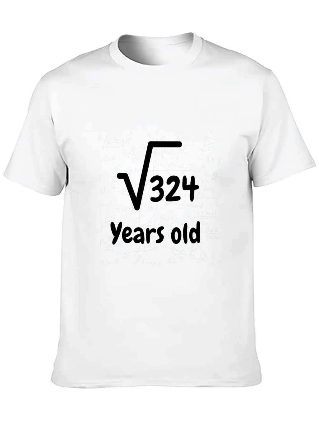 Square Root 324 18 Year Old Birthday T Shirt Stylish Everyday T-Shirt – Unisex Basic Cotton Tee