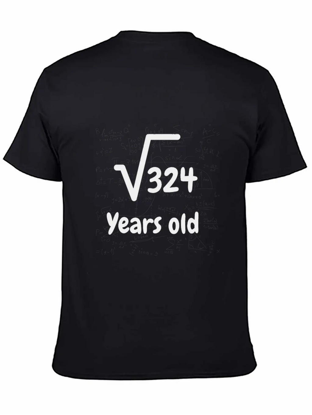 Square Root 324 18 Year Old Birthday T Shirt Stylish Everyday T-Shirt – Unisex Basic Cotton Tee