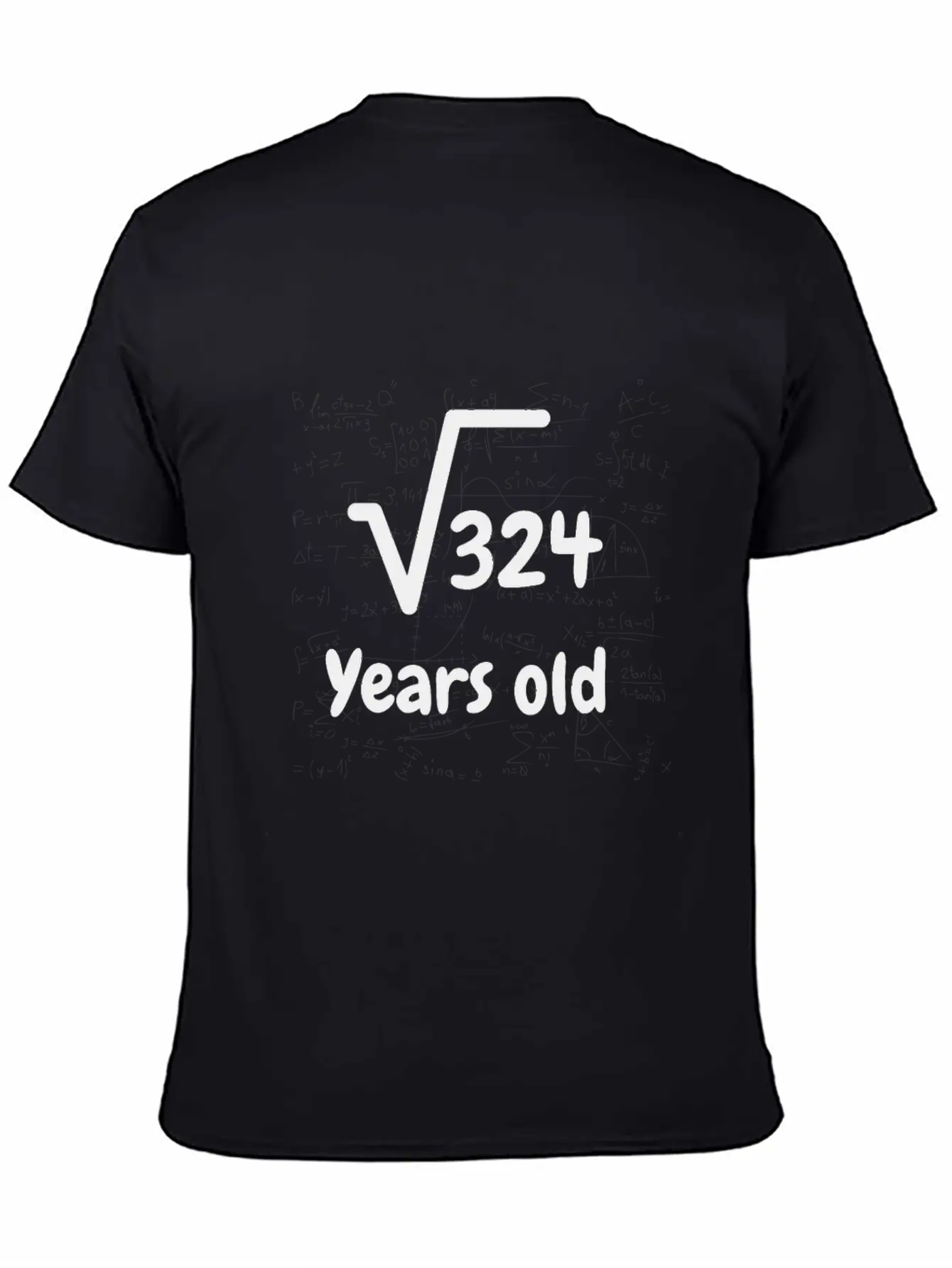 Square Root 324 18 Year Old Birthday T Shirt Stylish Everyday T-Shirt – Unisex Basic Cotton Tee