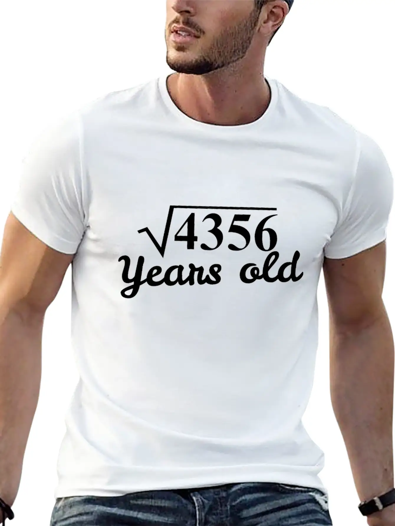 Square Root 4365 Years Old - 66th Birthday Gift Breathable Graphic T-Shirt – Perfect For Casual Days