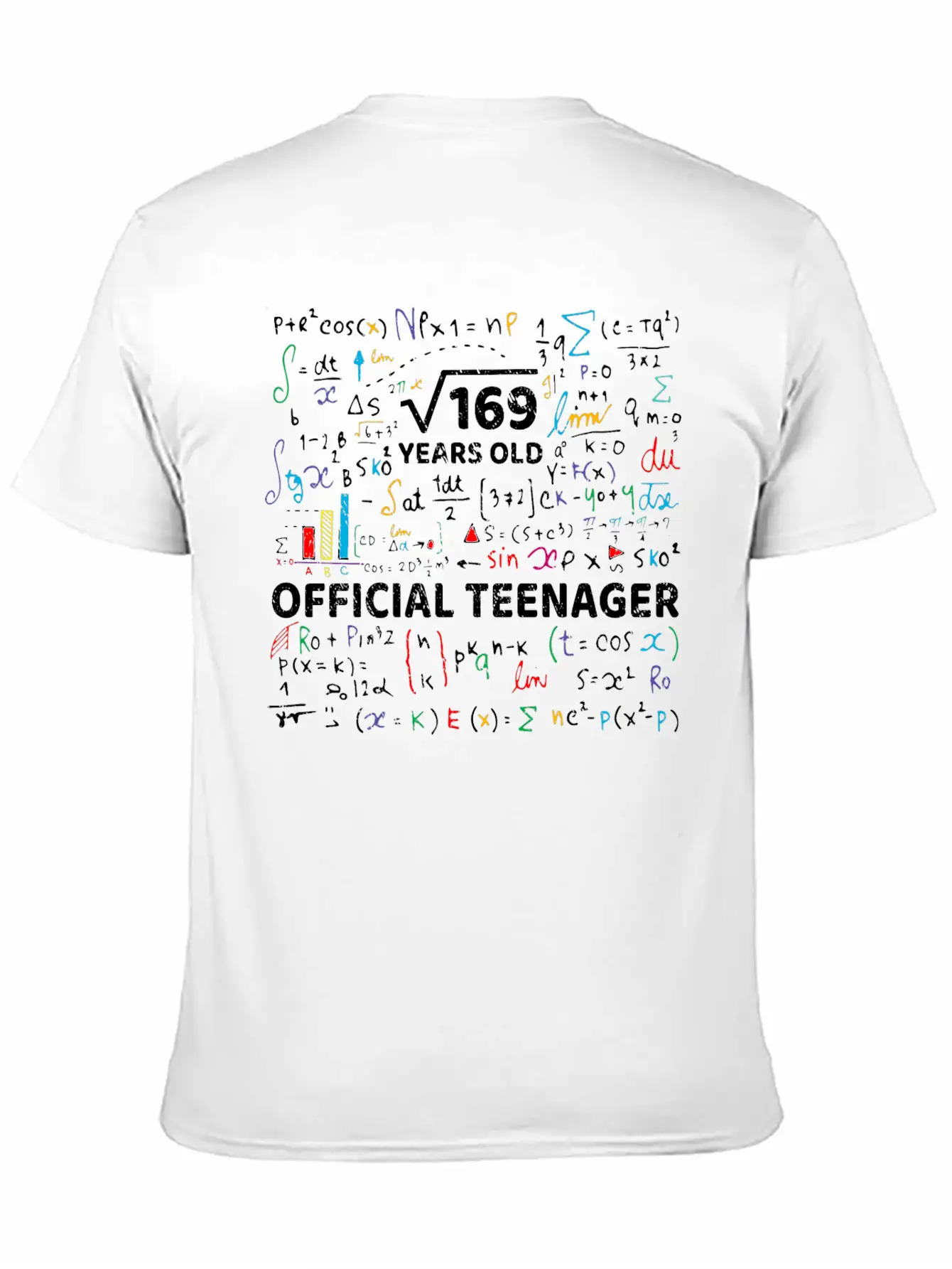 Square Root Of 169 13 Years Old Official Teenager Modern Fit Casual T-Shirt – Clean And Versatile Design