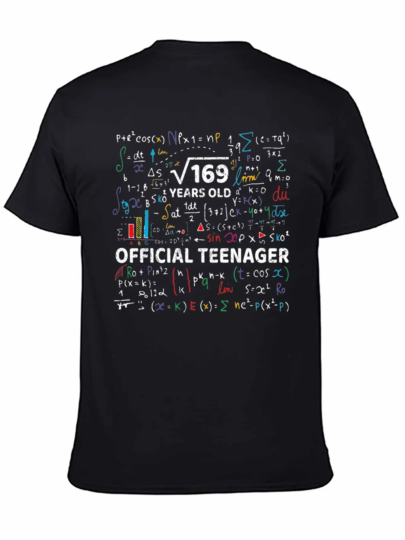 Square Root Of 169 13 Years Old Official Teenager Modern Fit Casual T-Shirt – Clean And Versatile Design
