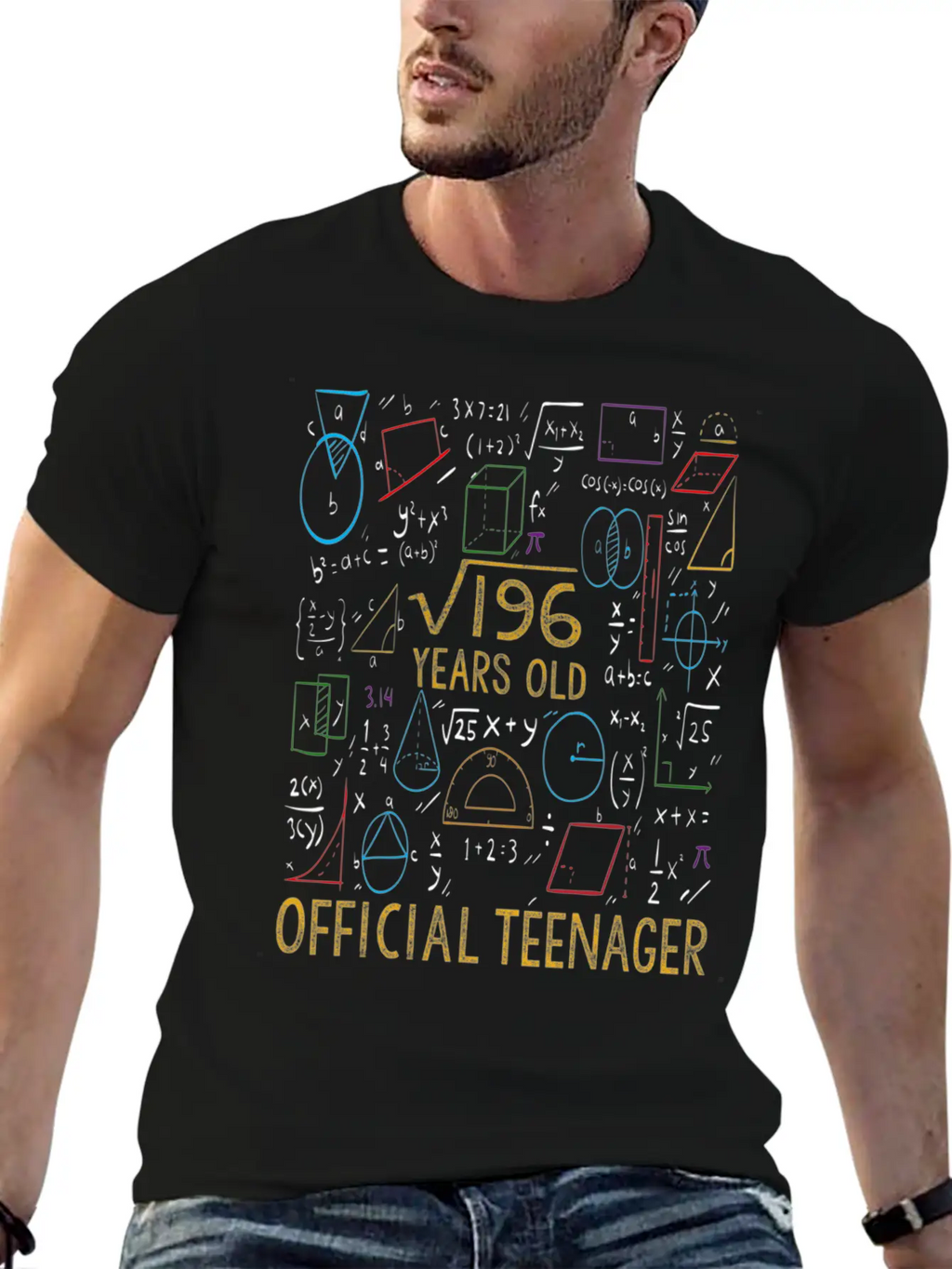 Square Root Of 196 14 Official Nager Timeless Short Sleeve Tee – Comfy And Minimalist Design