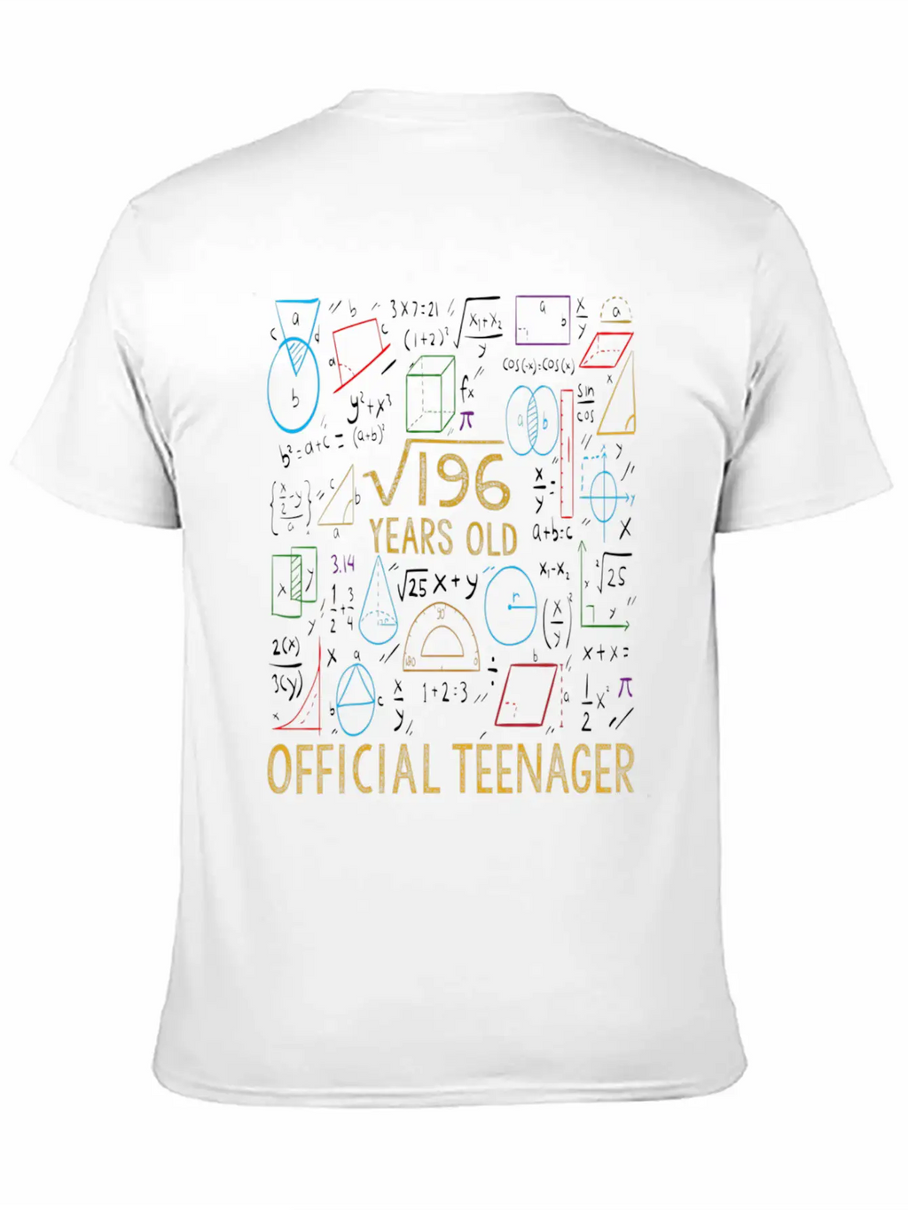 Square Root Of 196 14 Official Nager Timeless Short Sleeve Tee – Comfy And Minimalist Design