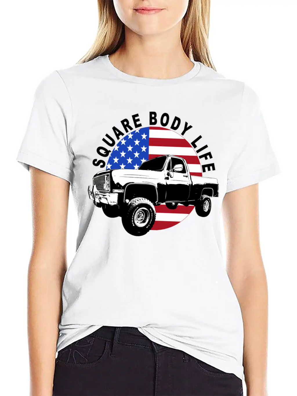 Squarebody Truck 4X4 Square Body Stylish Everyday T-Shirt – Unisex Basic Cotton Tee