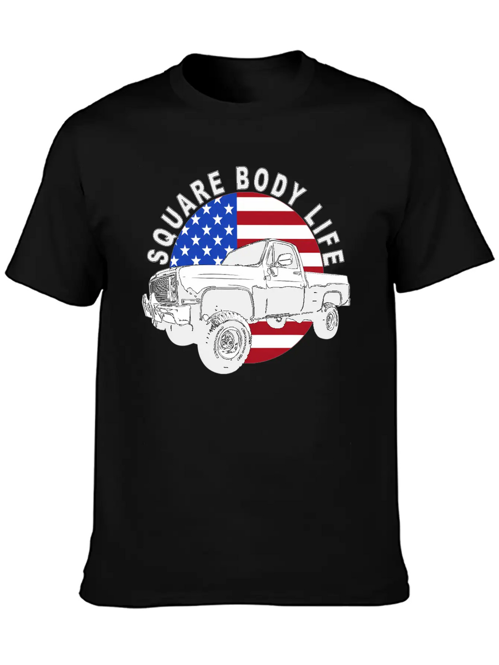 Squarebody Truck 4X4 Square Body Stylish Everyday T-Shirt – Unisex Basic Cotton Tee