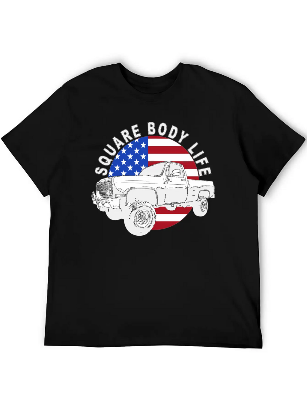 Squarebody Truck 4X4 Square Body Stylish Everyday T-Shirt – Unisex Basic Cotton Tee