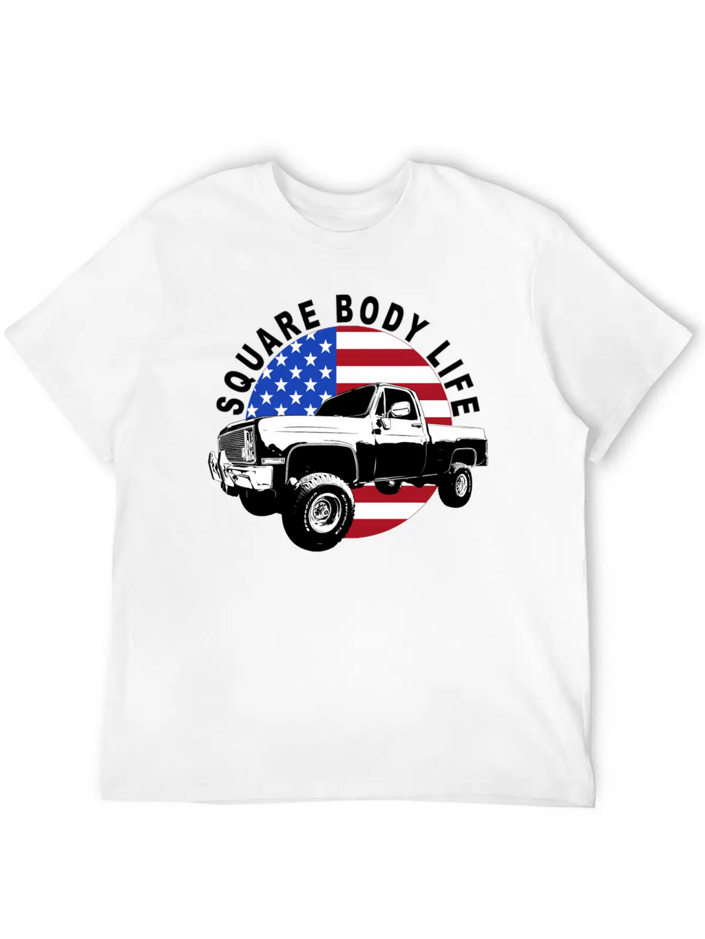 Squarebody Truck 4X4 Square Body Stylish Everyday T-Shirt – Unisex Basic Cotton Tee