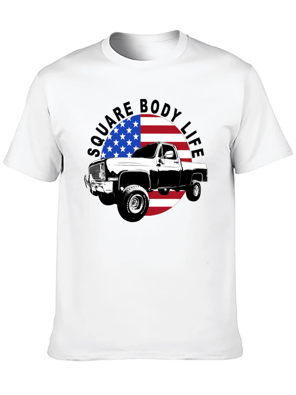 Squarebody Truck 4X4 Square Body Stylish Everyday T-Shirt – Unisex Basic Cotton Tee