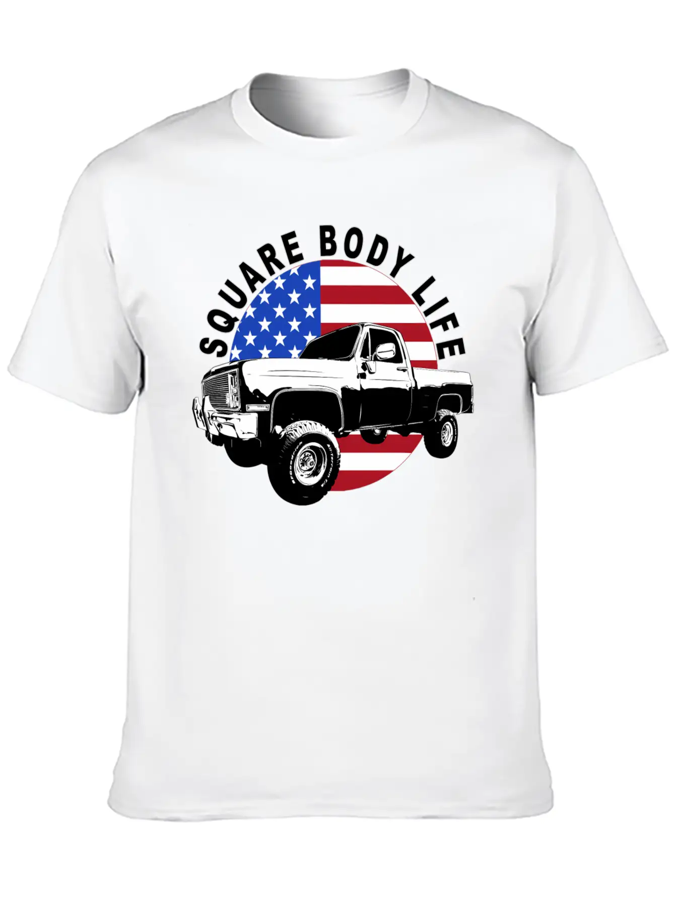 Squarebody Truck 4X4 Square Body Stylish Everyday T-Shirt – Unisex Basic Cotton Tee
