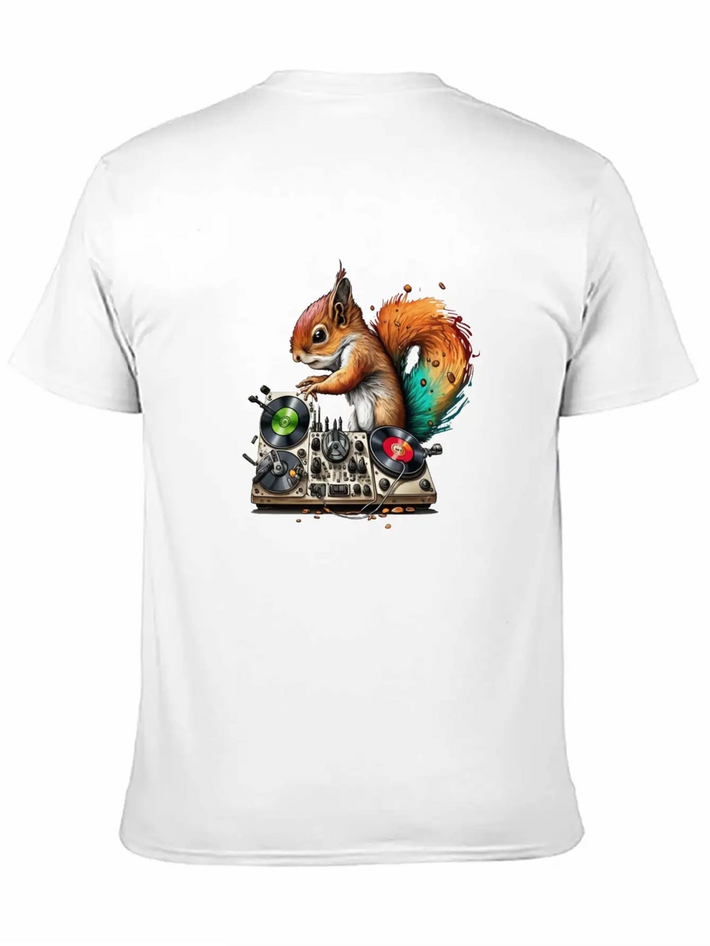 Squirell Dj Stylish Everyday T-Shirt – Unisex Basic Cotton Tee