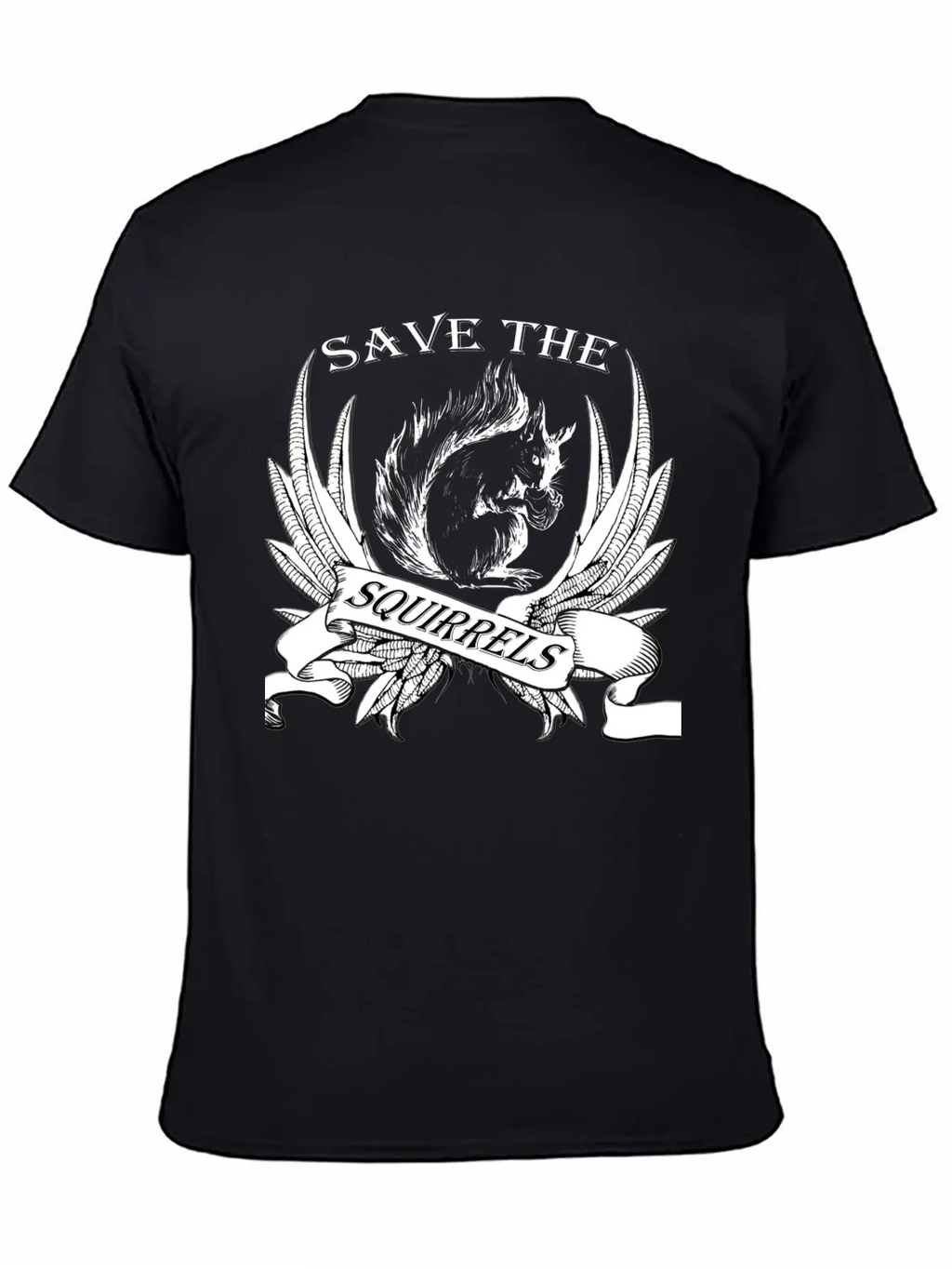 Squirrel Breathable Graphic T-Shirt – Perfect For Casual Days