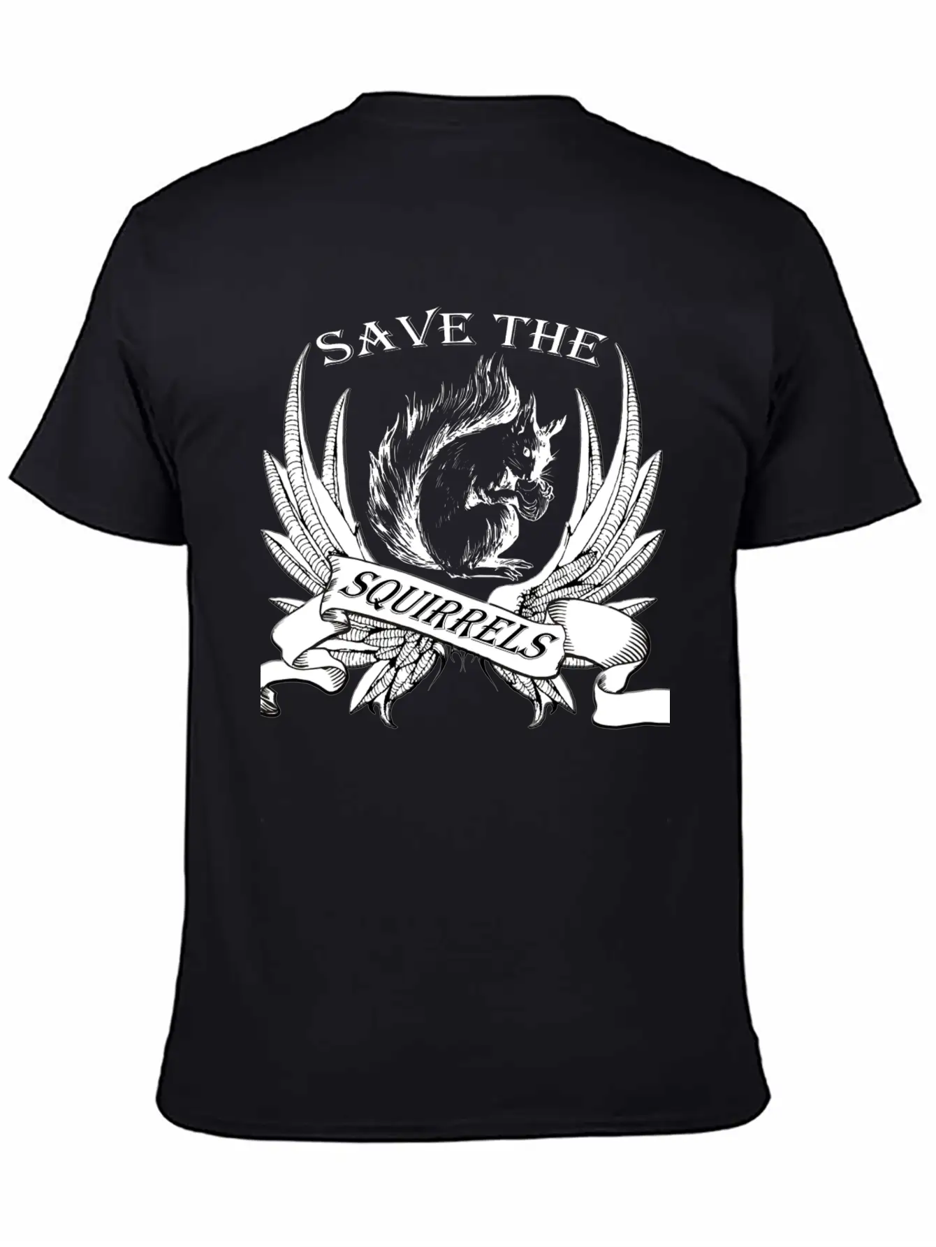 Squirrel Breathable Graphic T-Shirt – Perfect For Casual Days