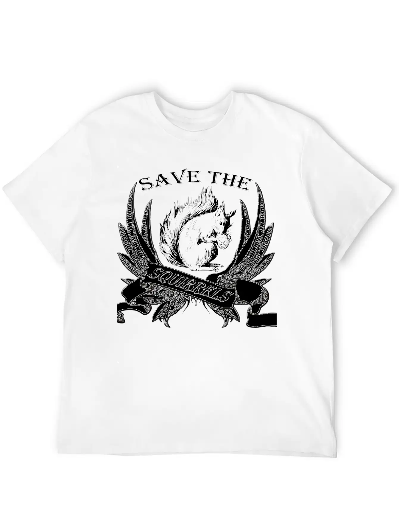Squirrel Breathable Graphic T-Shirt – Perfect For Casual Days