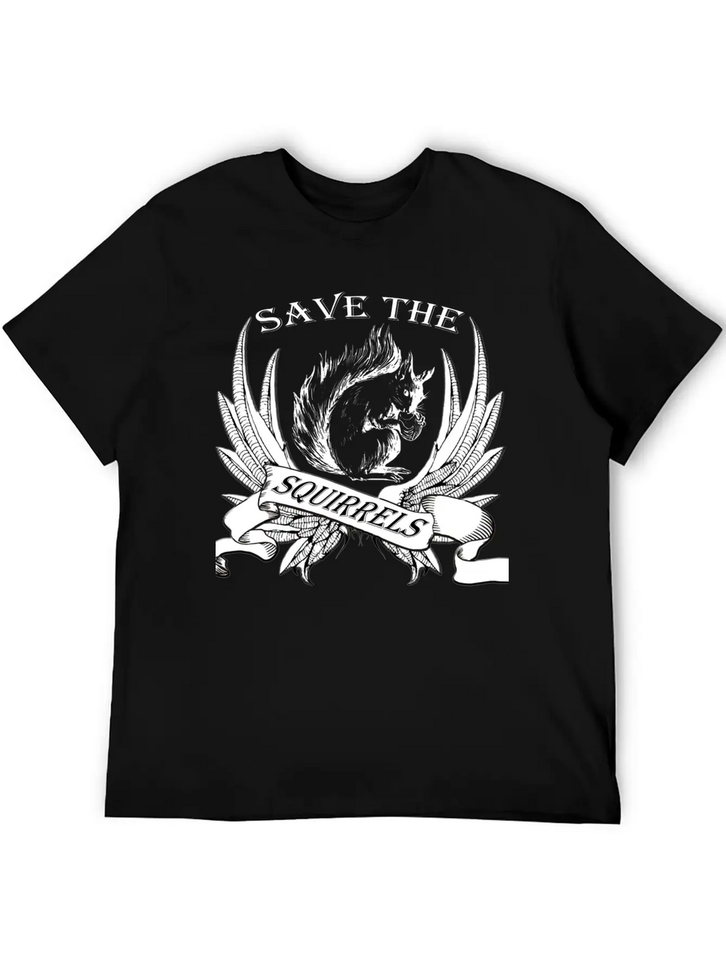 Squirrel Breathable Graphic T-Shirt – Perfect For Casual Days