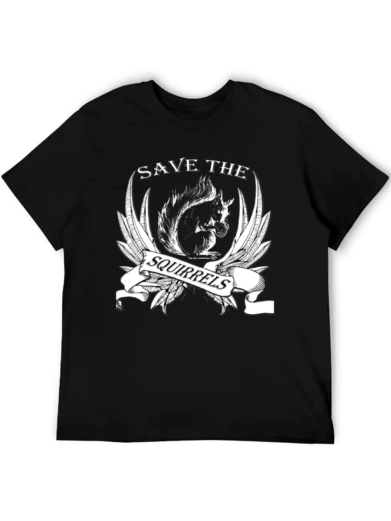 Squirrel Breathable Graphic T-Shirt – Perfect For Casual Days