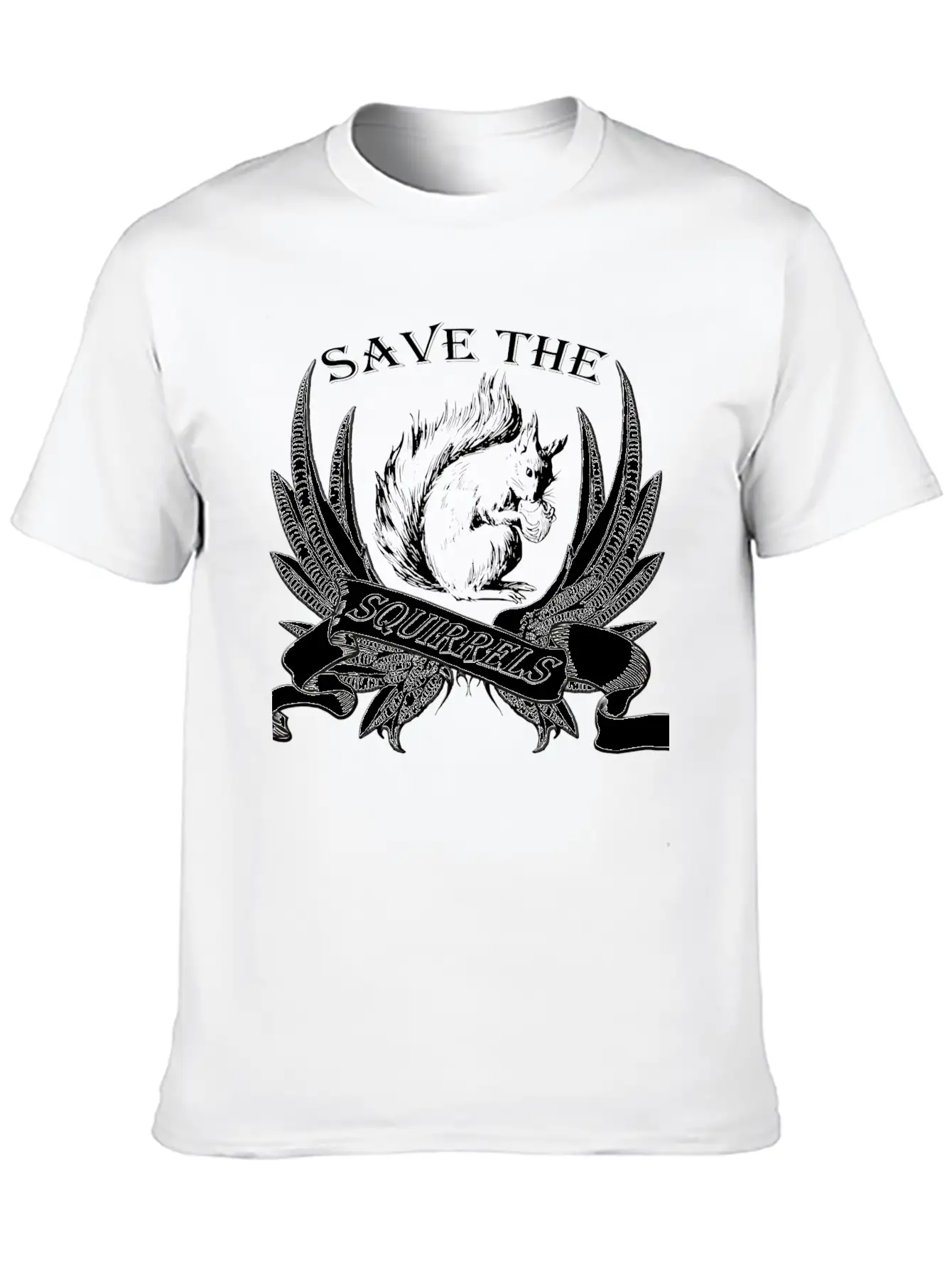 Squirrel Breathable Graphic T-Shirt – Perfect For Casual Days