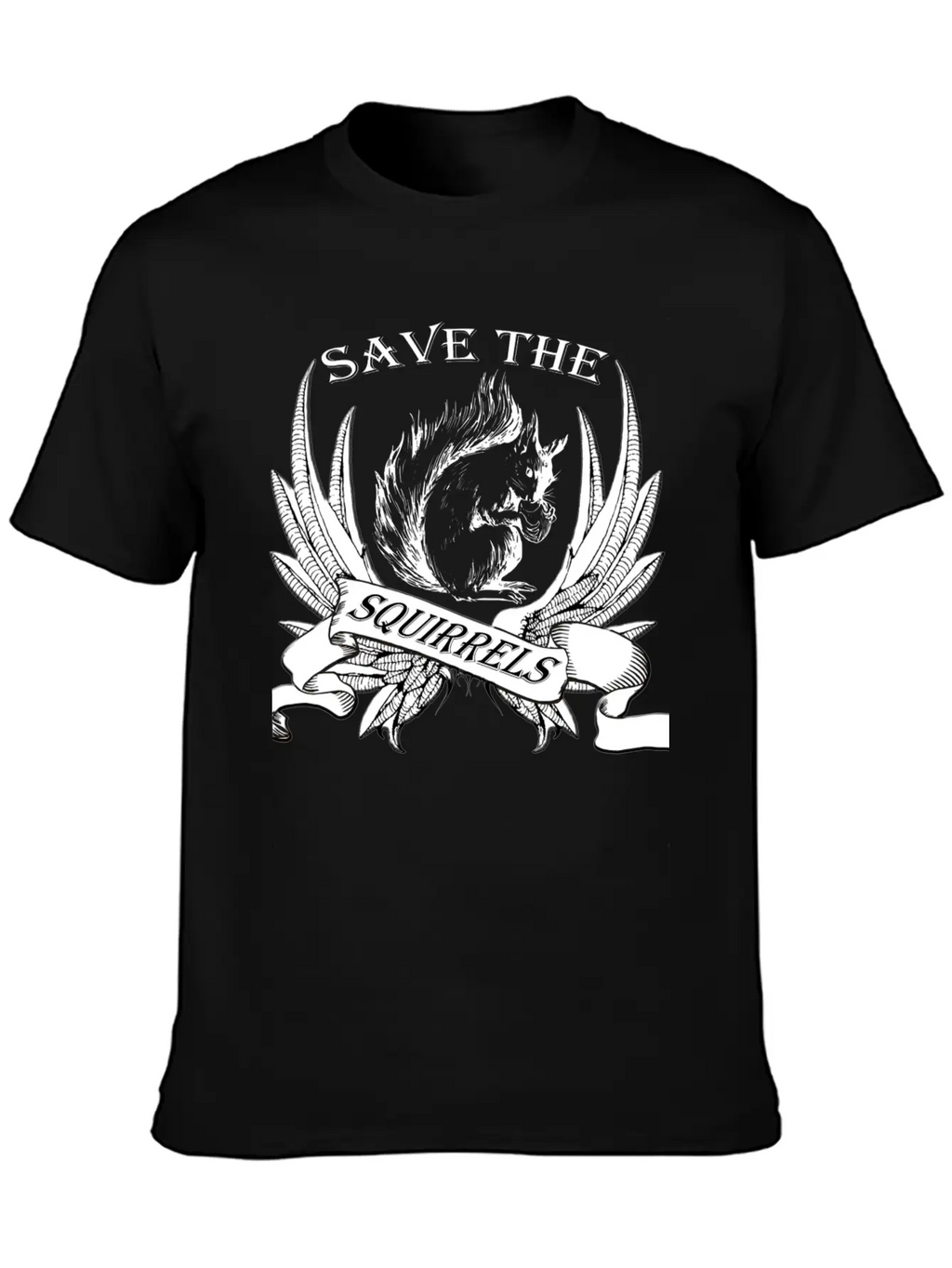 Squirrel Breathable Graphic T-Shirt – Perfect For Casual Days