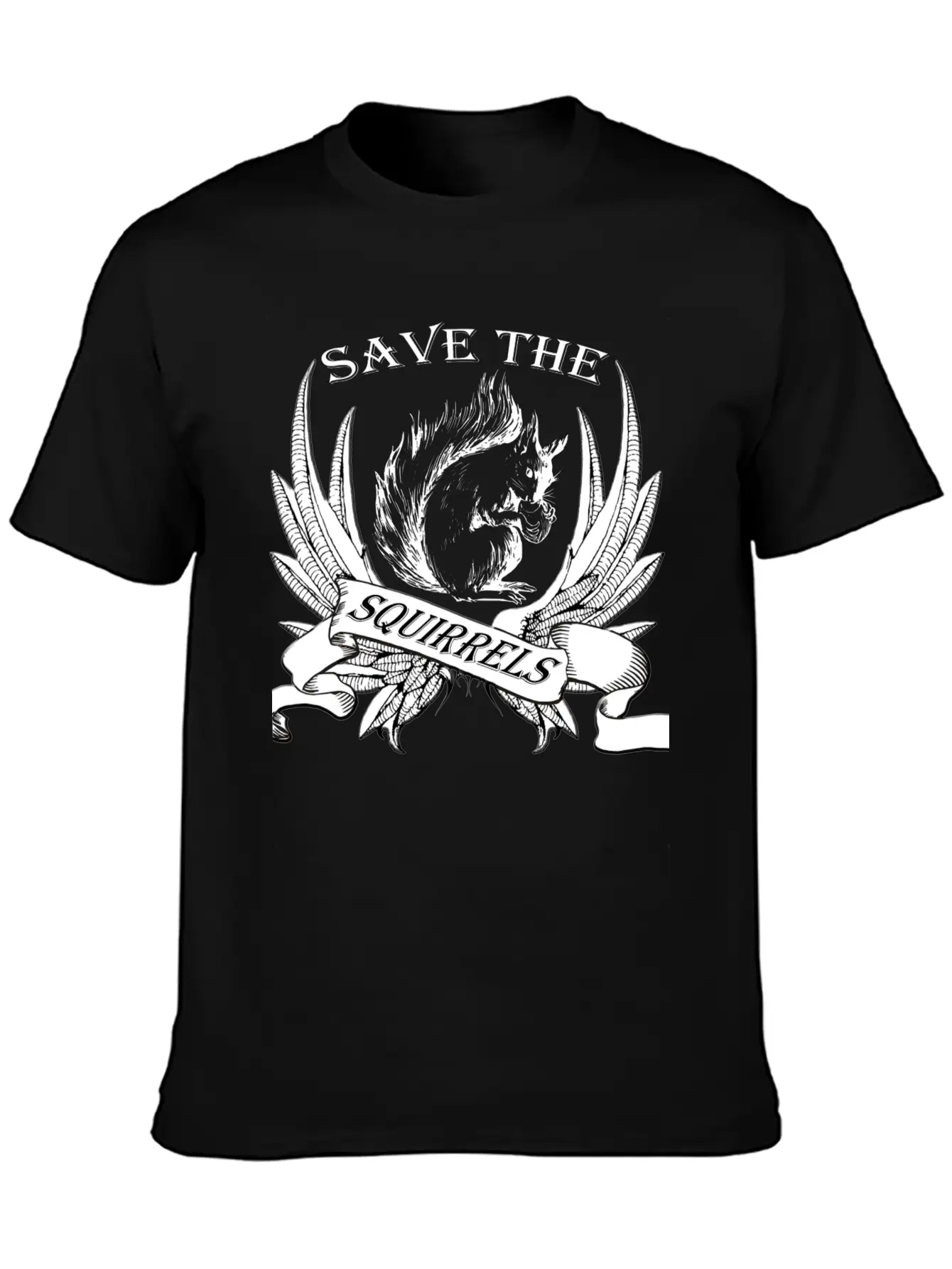 Squirrel Breathable Graphic T-Shirt – Perfect For Casual Days