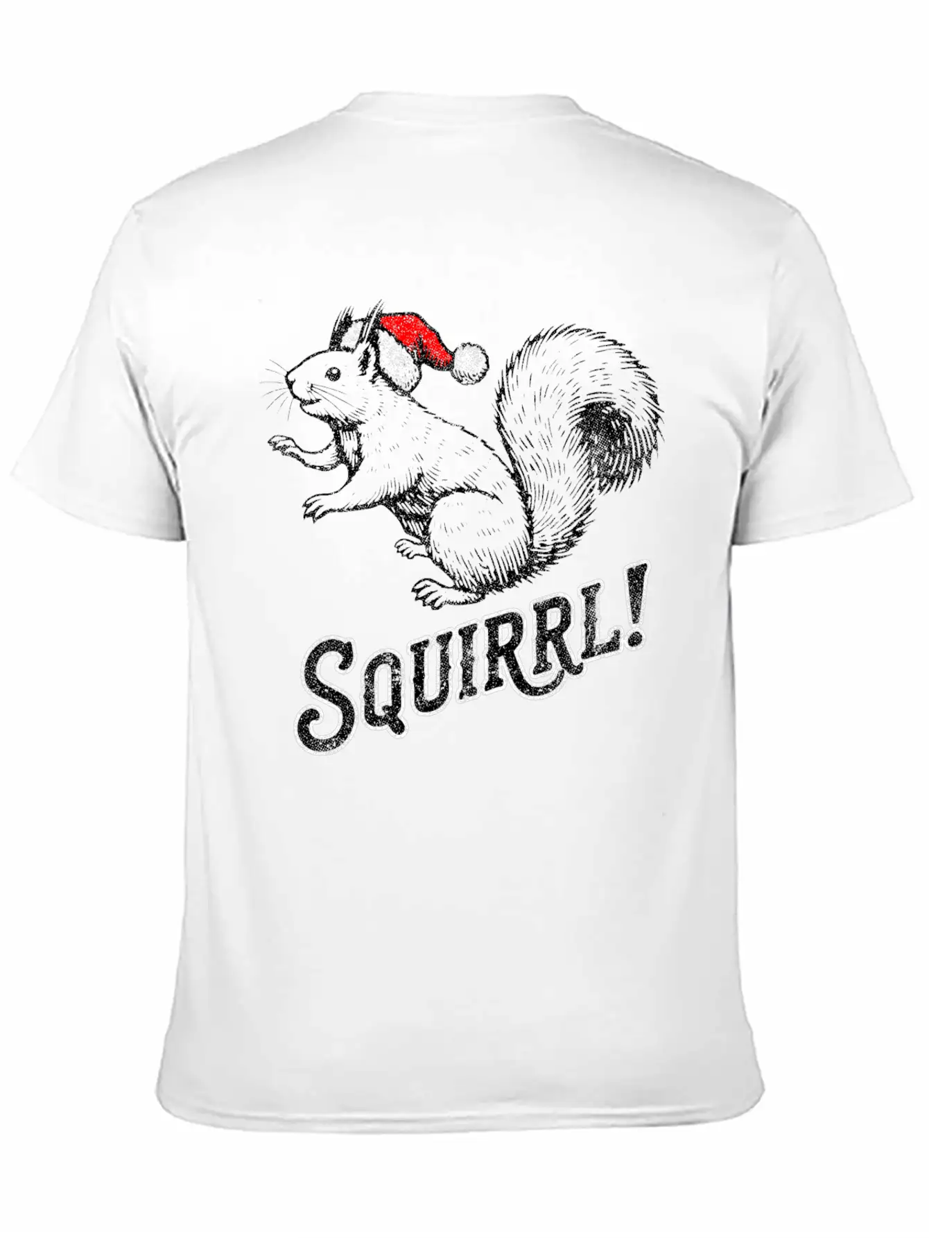 Squirrel Christmas T-Shirt Timeless Short Sleeve Tee – Comfy And Minimalist Design