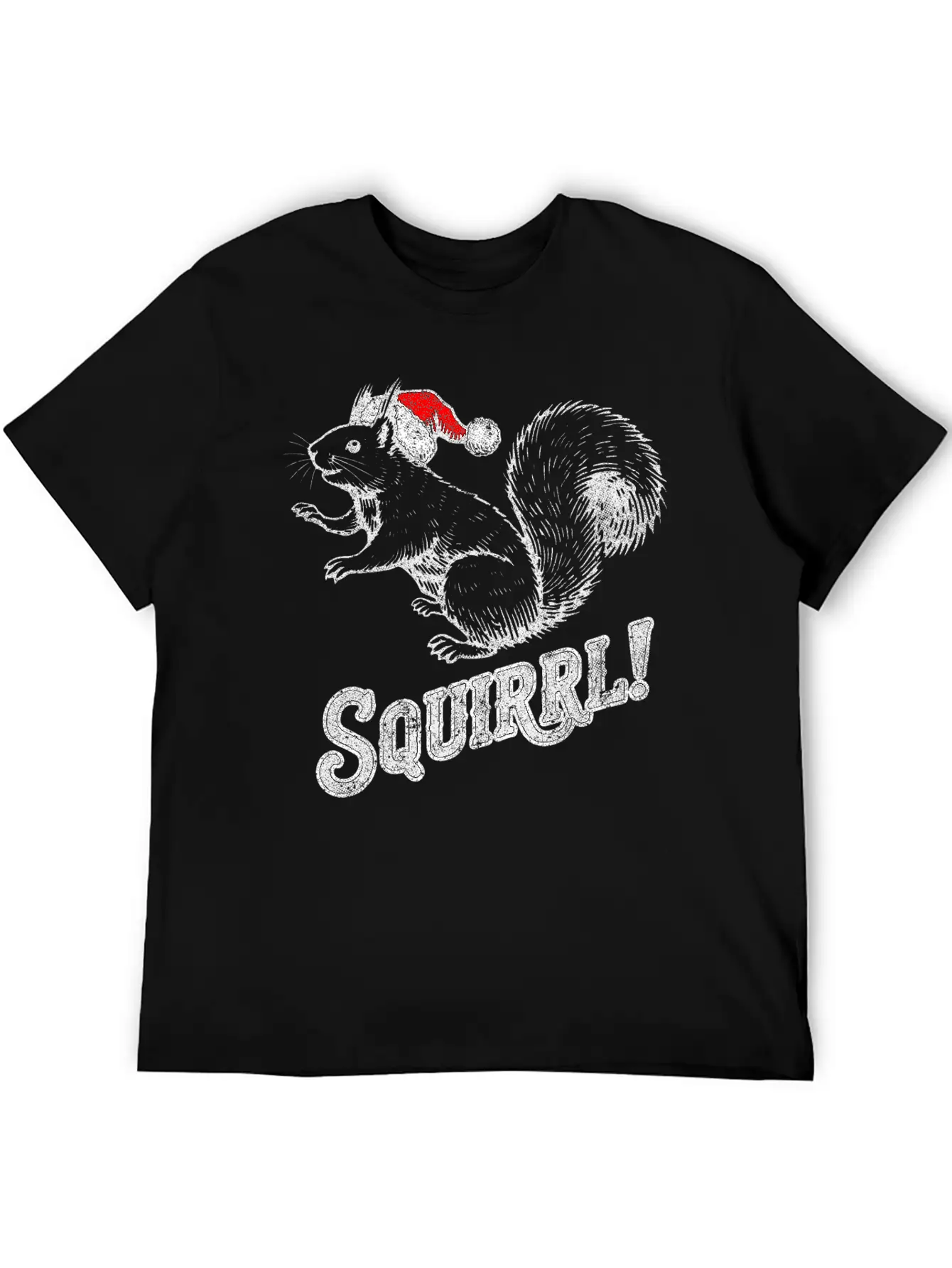 Squirrel Christmas T-Shirt Timeless Short Sleeve Tee – Comfy And Minimalist Design