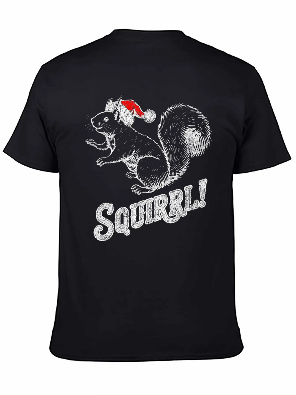 Squirrel Christmas T-Shirt Timeless Short Sleeve Tee – Comfy And Minimalist Design