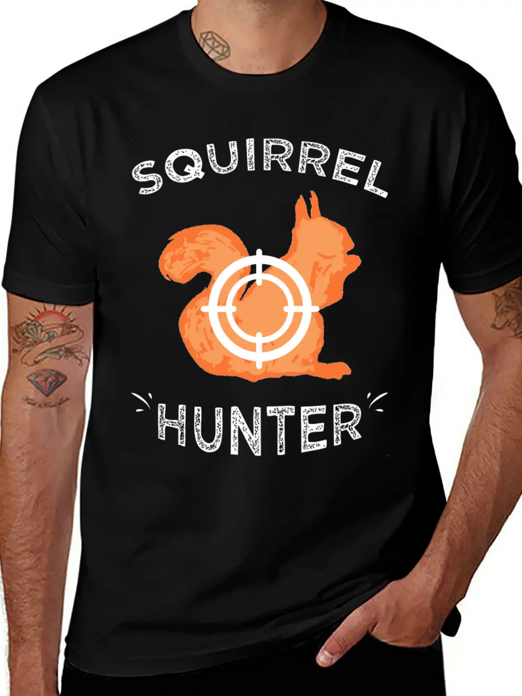Squirrel Hunter - Squirrel Hunter Basic Graphic T-Shirt – Daily Comfort In Soft Cotton