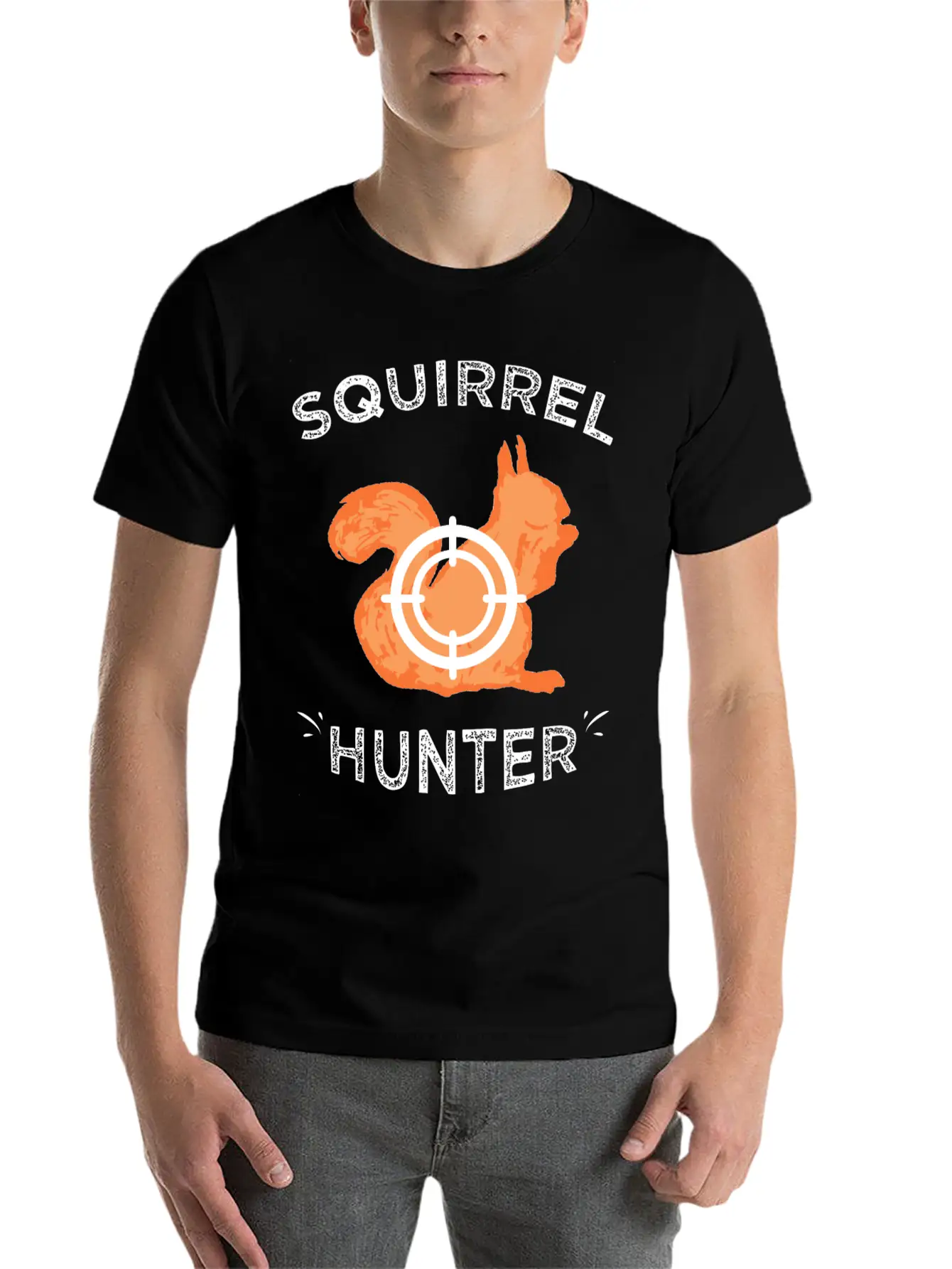Squirrel Hunter - Squirrel Hunter Basic Graphic T-Shirt – Daily Comfort In Soft Cotton
