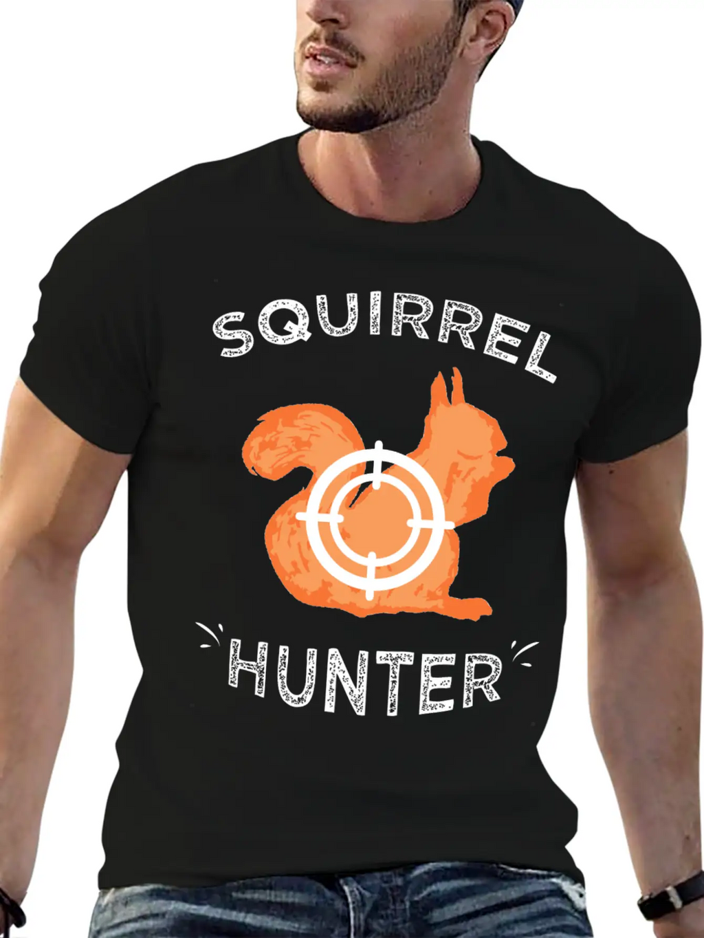 Squirrel Hunter - Squirrel Hunter Basic Graphic T-Shirt – Daily Comfort In Soft Cotton