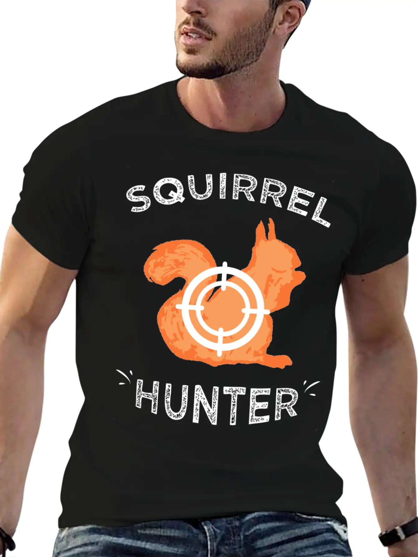 Squirrel Hunter - Squirrel Hunter Basic Graphic T-Shirt – Daily Comfort In Soft Cotton