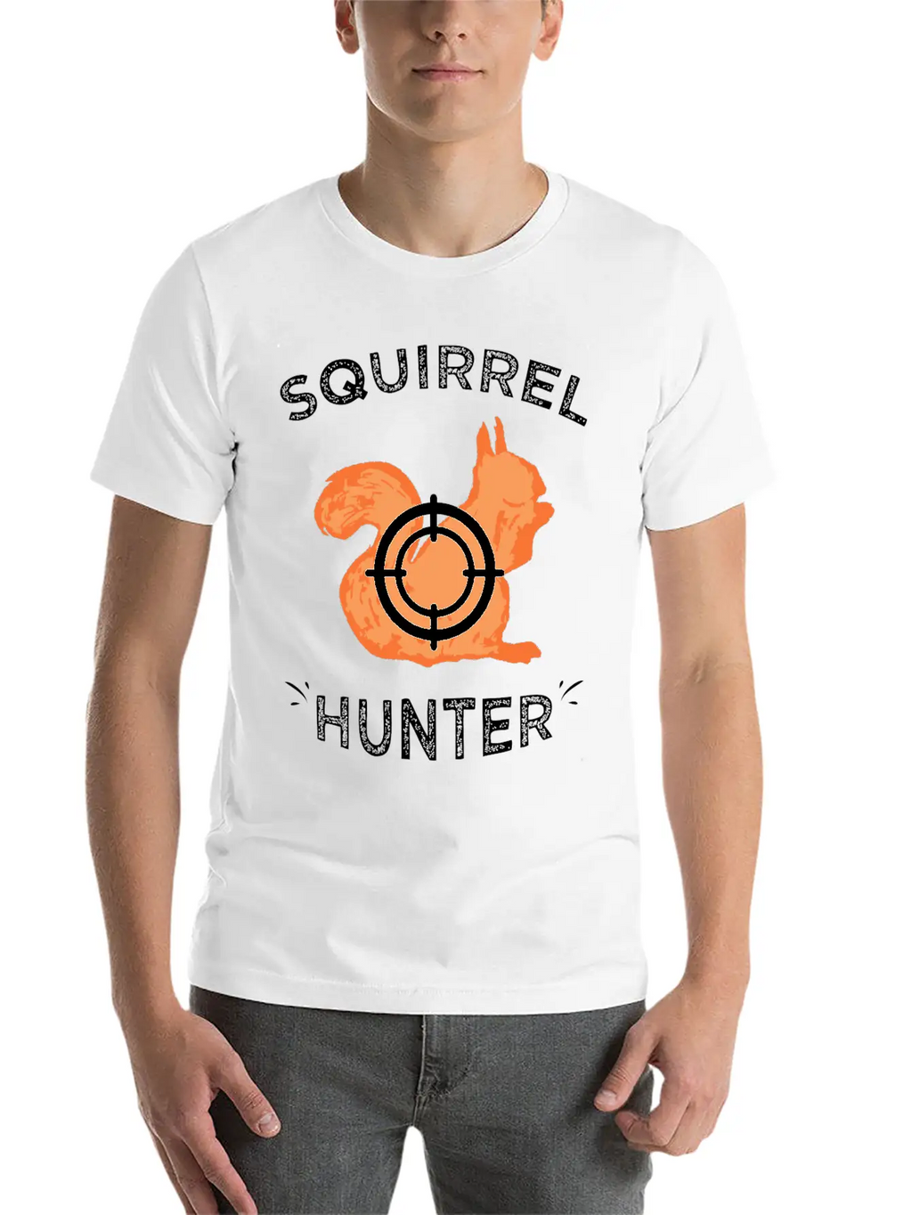 Squirrel Hunter - Squirrel Hunter Basic Graphic T-Shirt – Daily Comfort In Soft Cotton